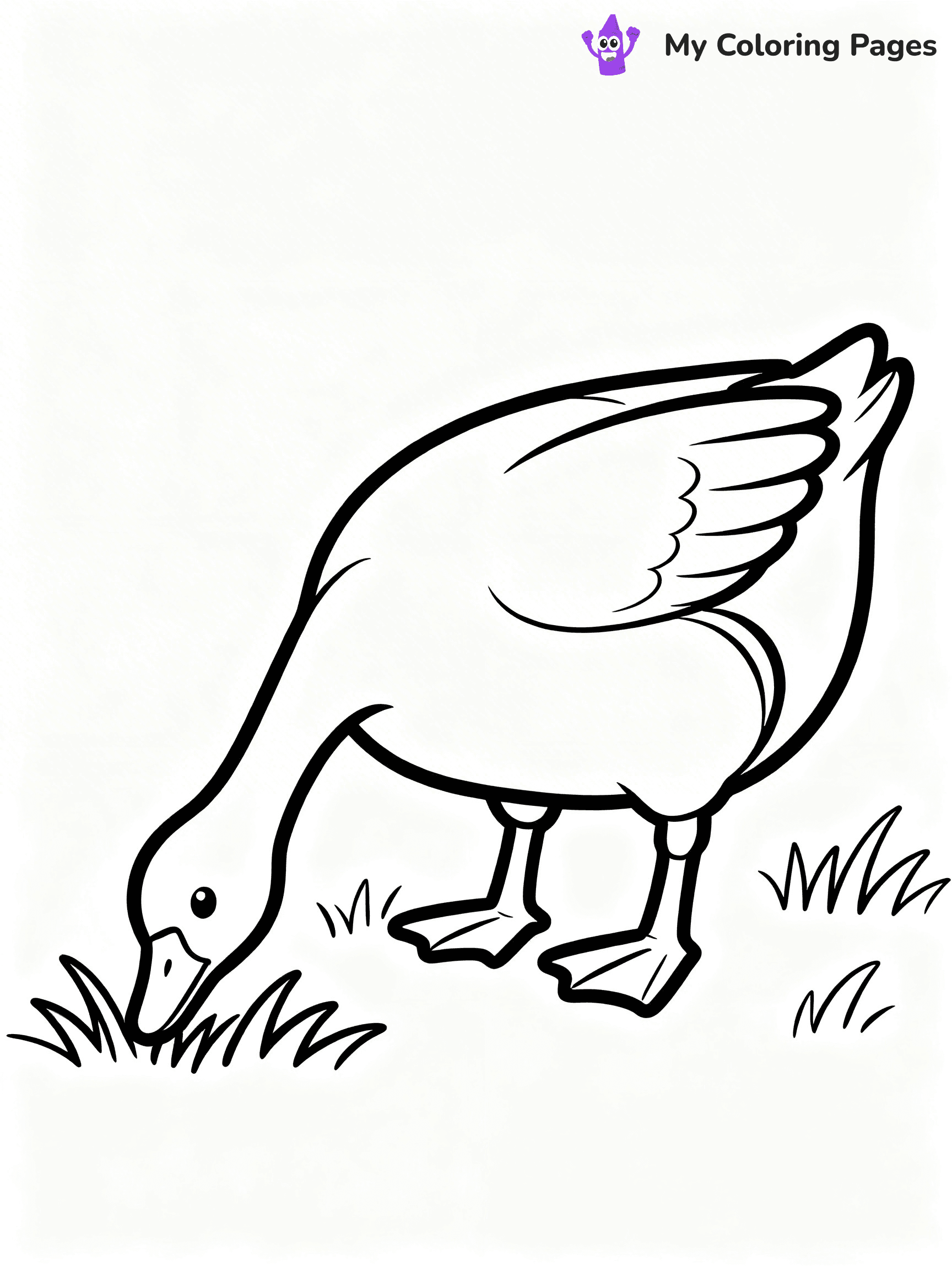 Goose Coloring Pages - 33