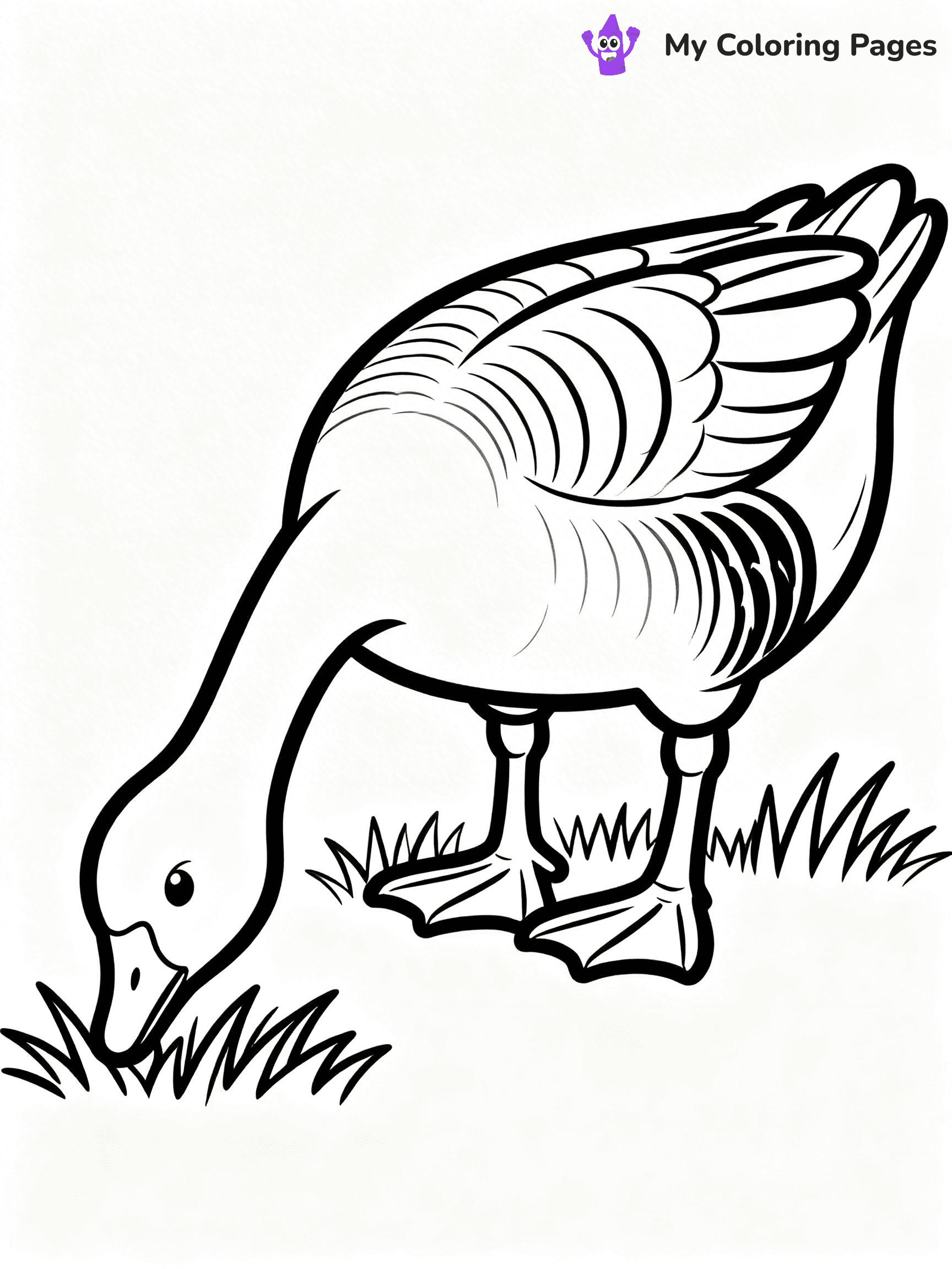 Goose Coloring Pages - 30