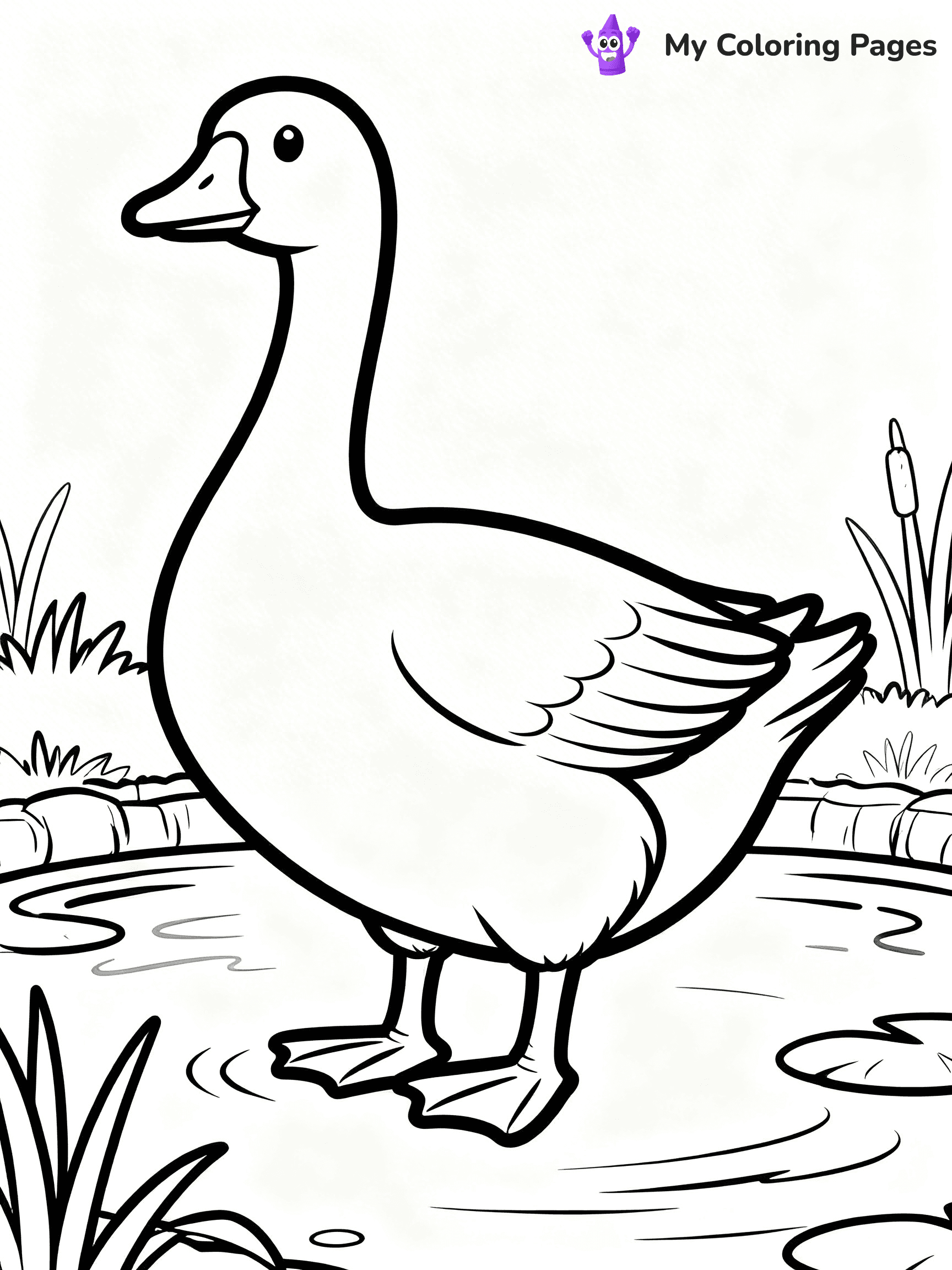 Goose Coloring Pages - 27