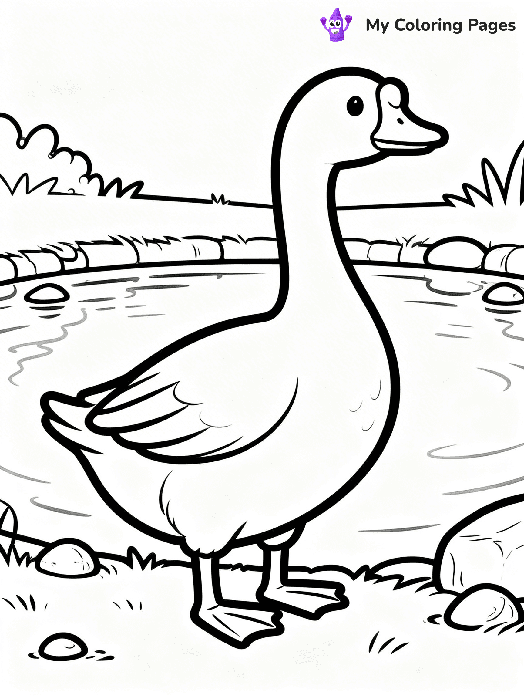 Goose Coloring Pages - 23