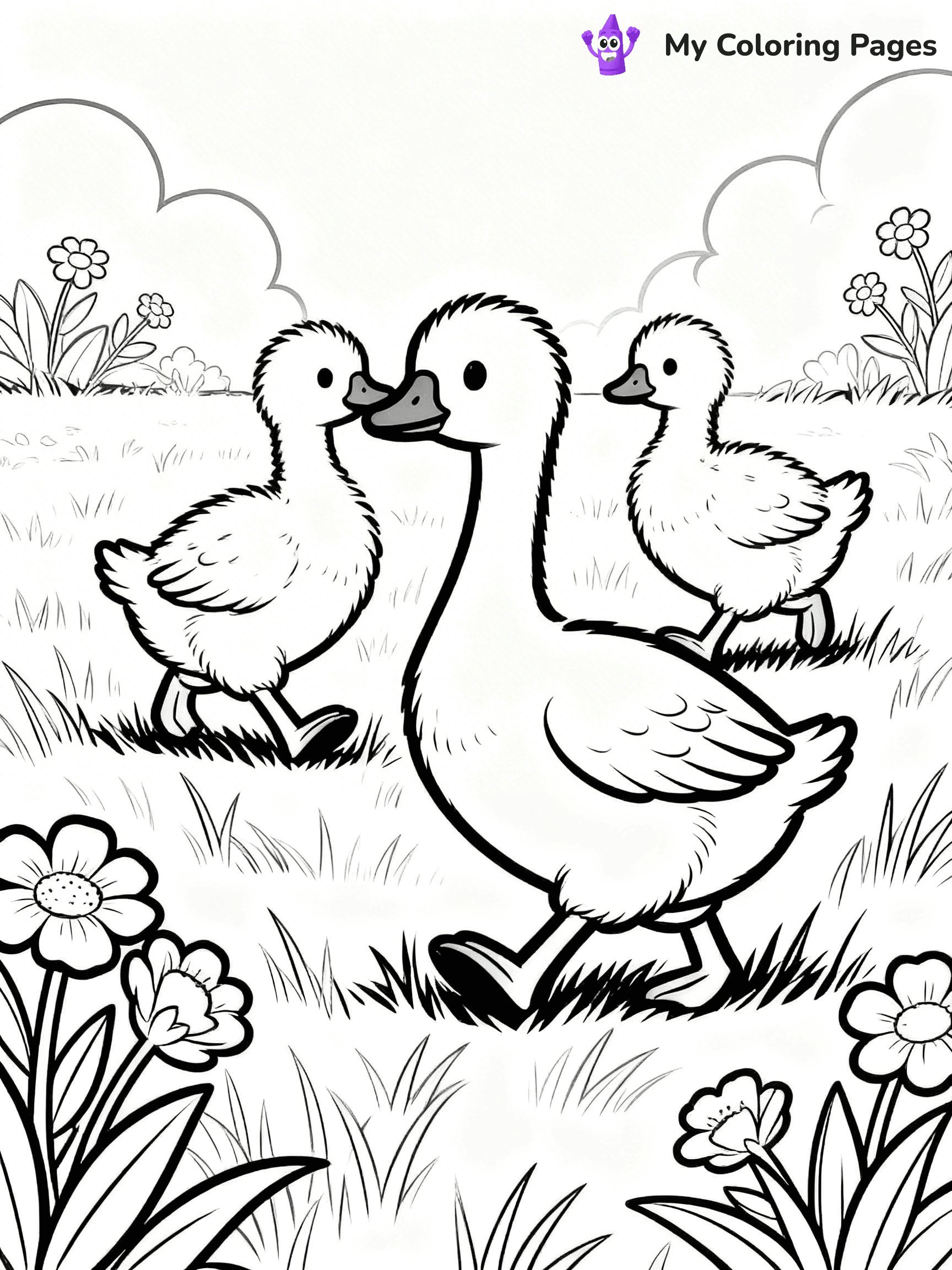 Goose Coloring Pages - 16