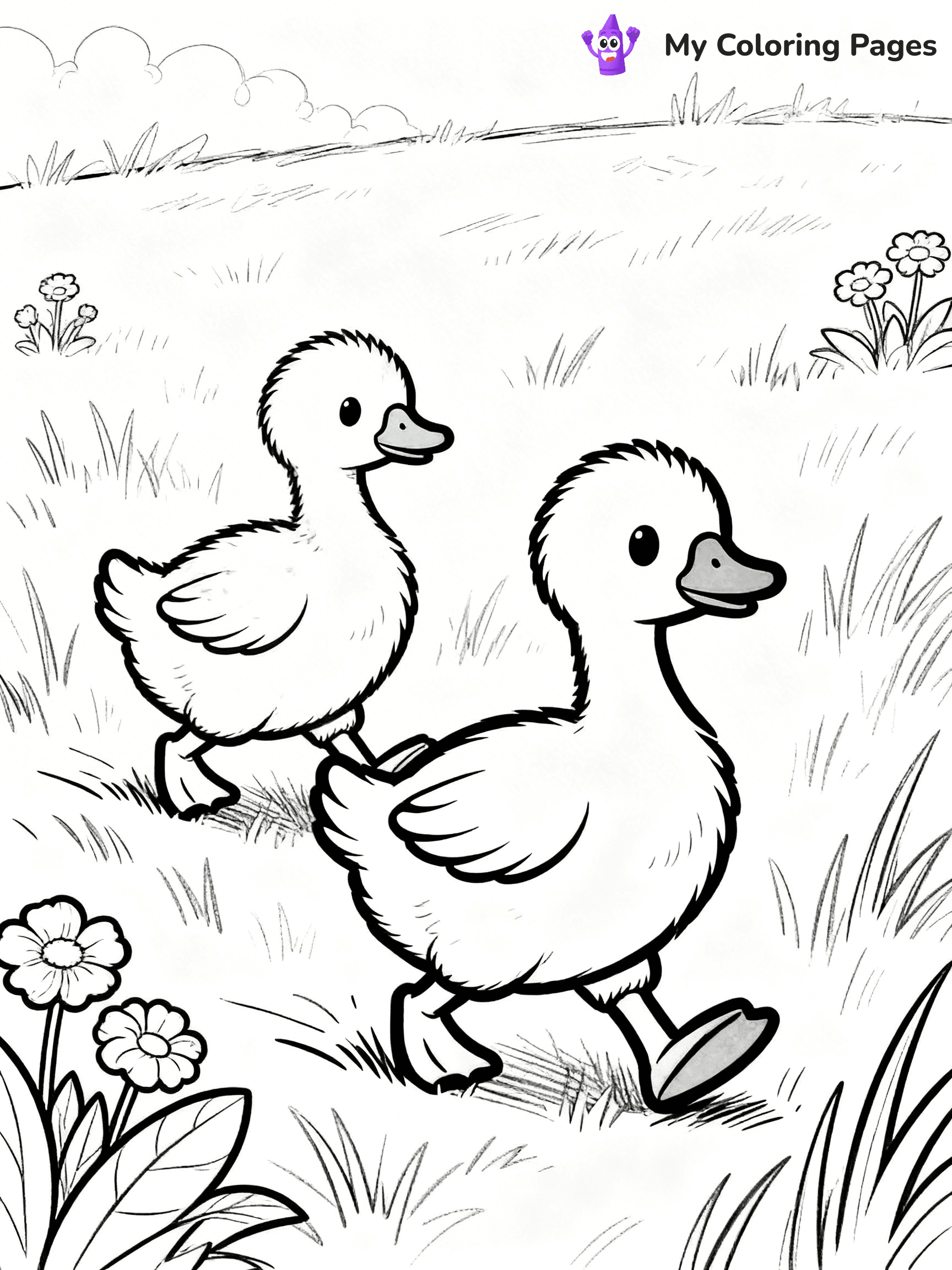 Goose Coloring Pages - 15