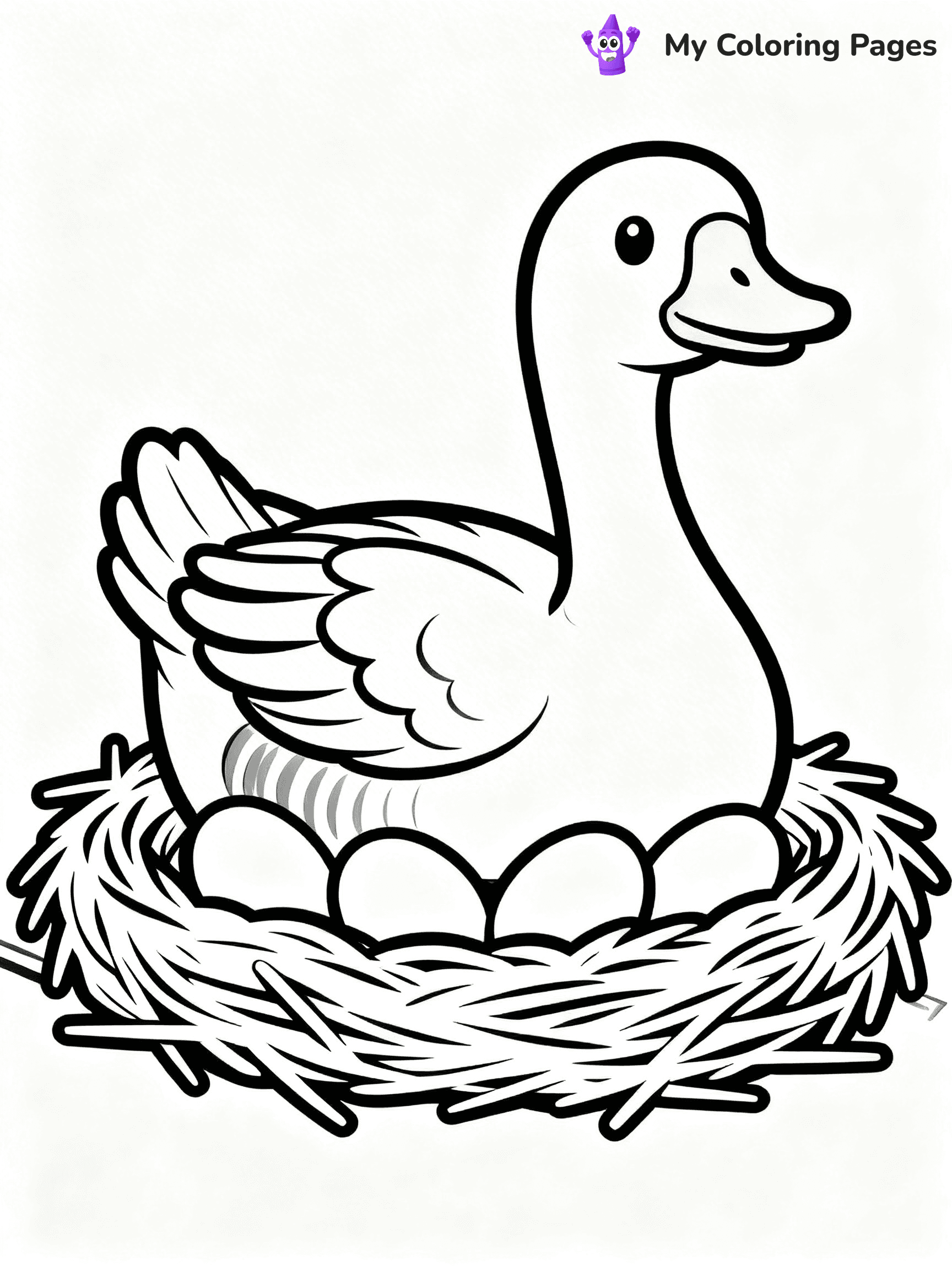 Goose Coloring Pages - 14