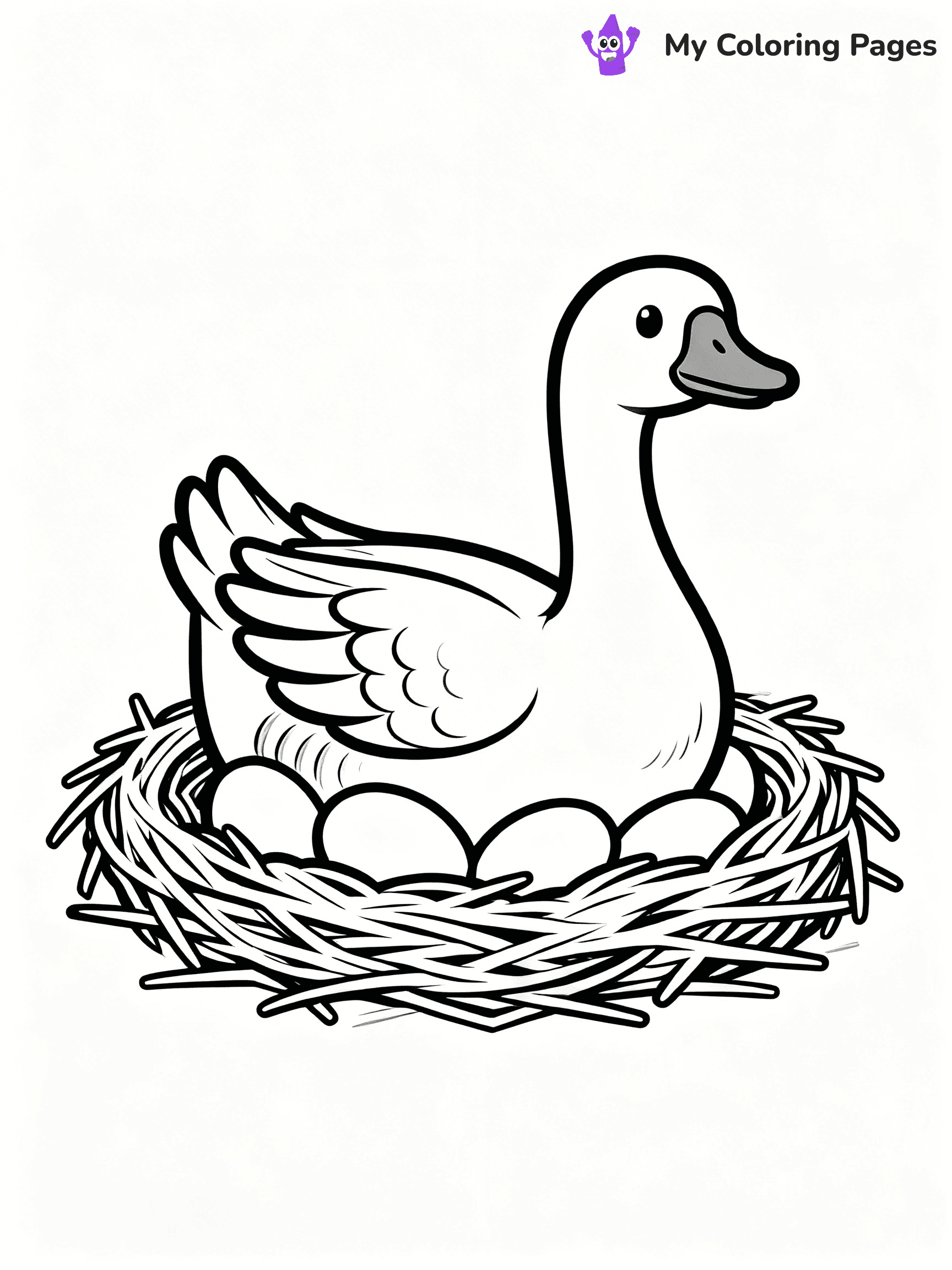 Goose Coloring Pages - 13