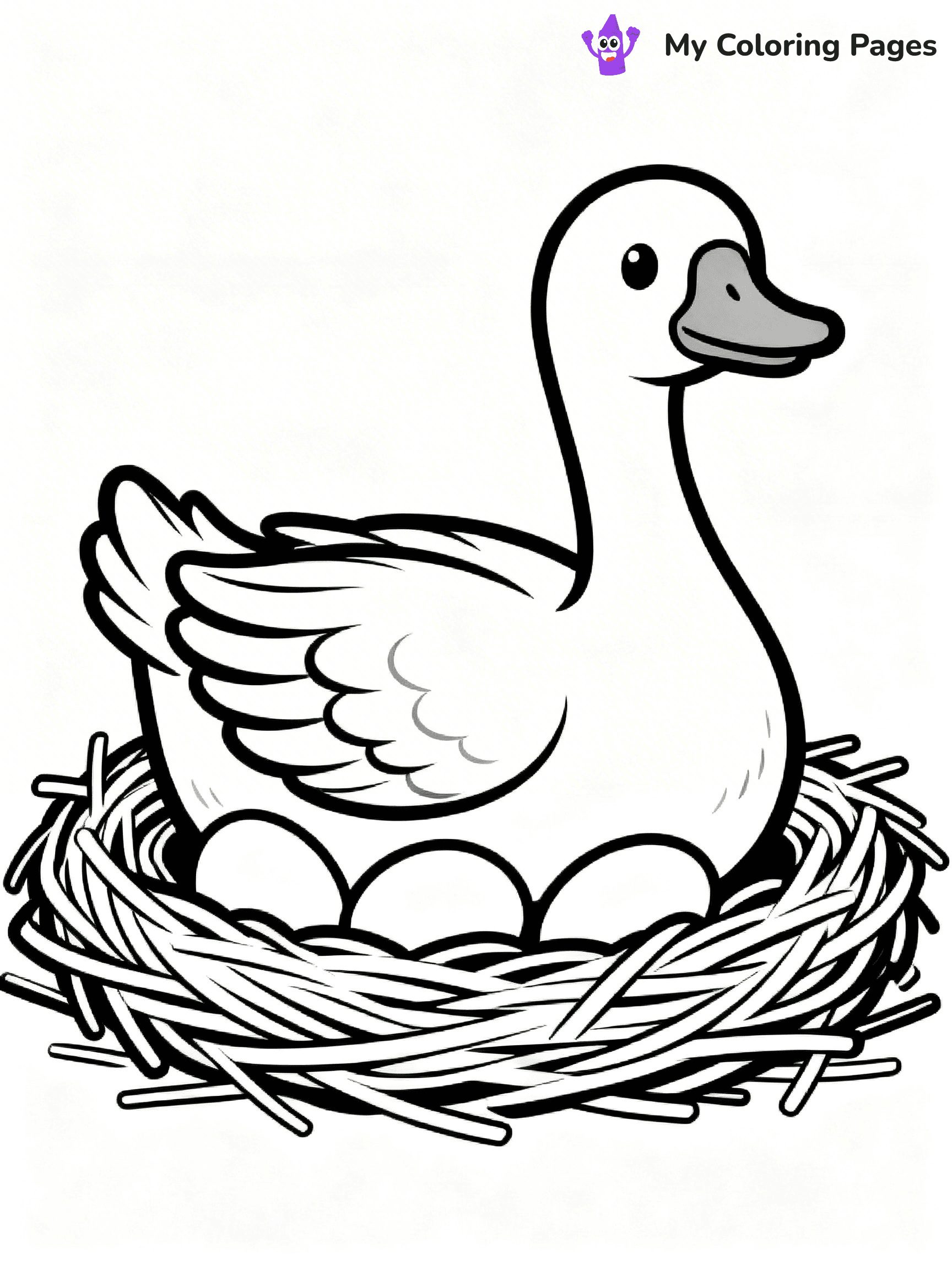 Goose Coloring Pages - 11
