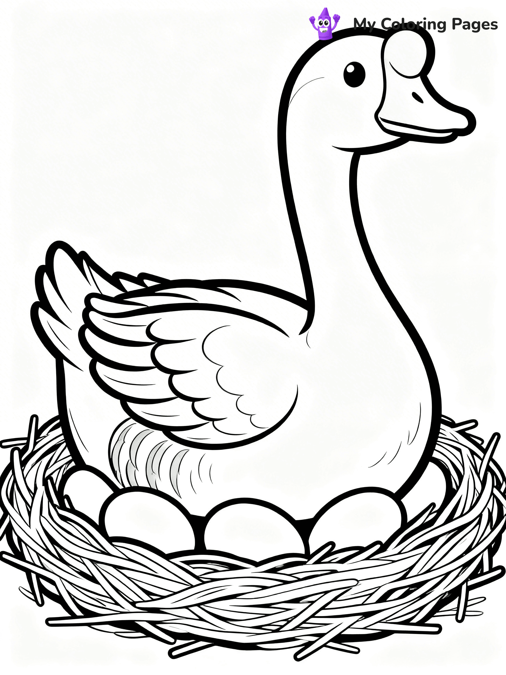 Goose Coloring Pages - 10