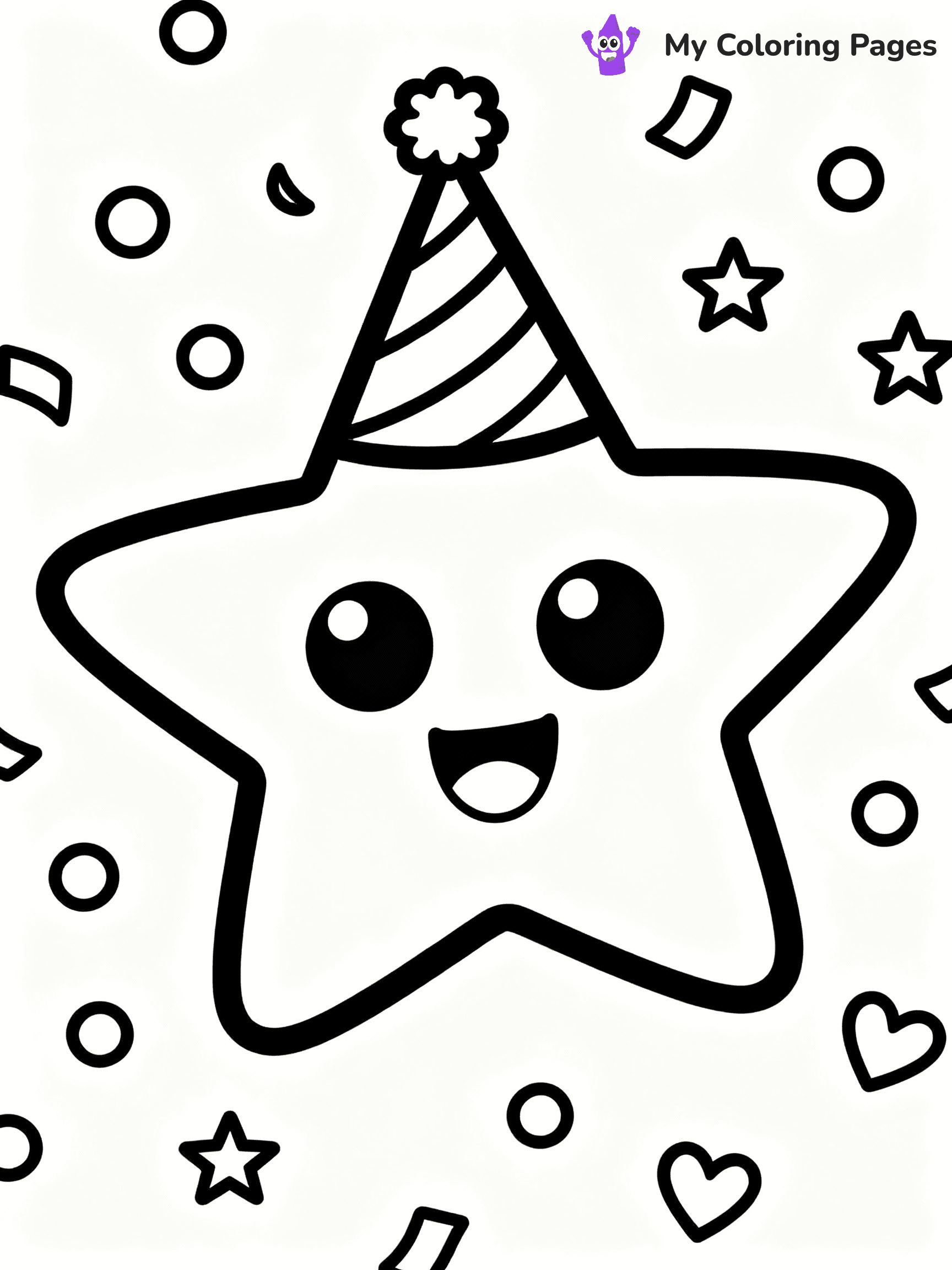 Star Coloring Pages - 24