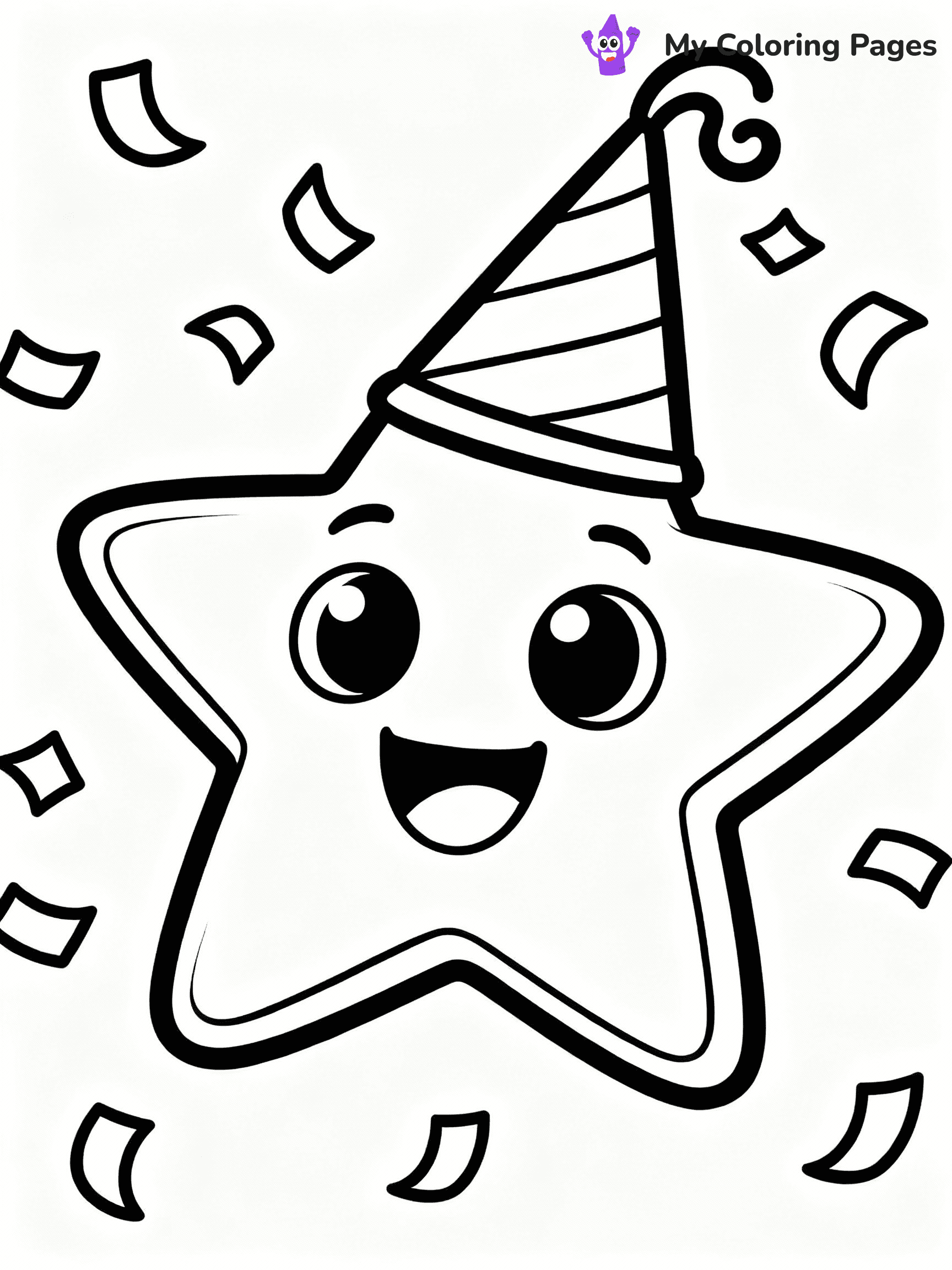 Star Coloring Pages - 22