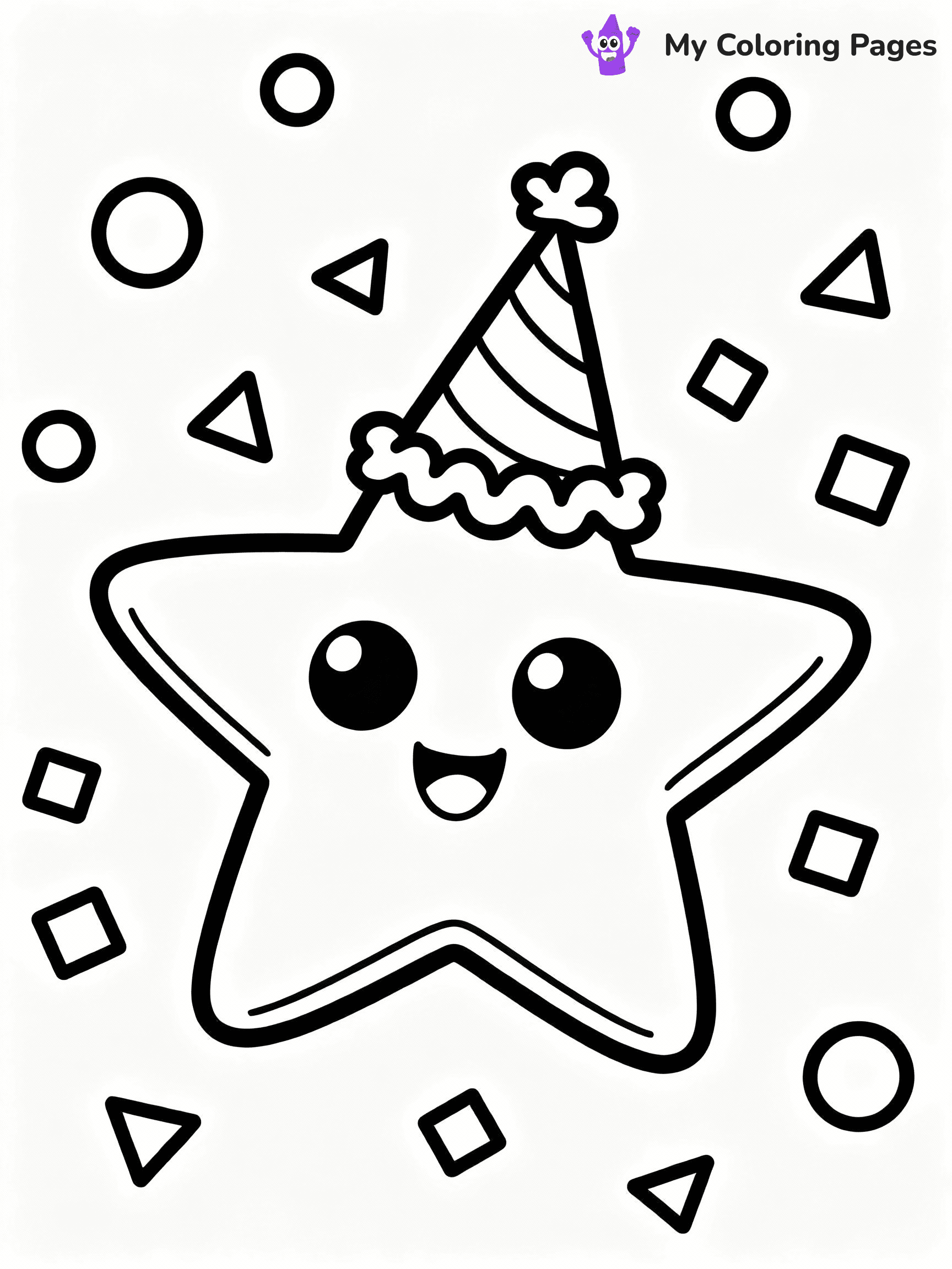 Star Coloring Pages - 21