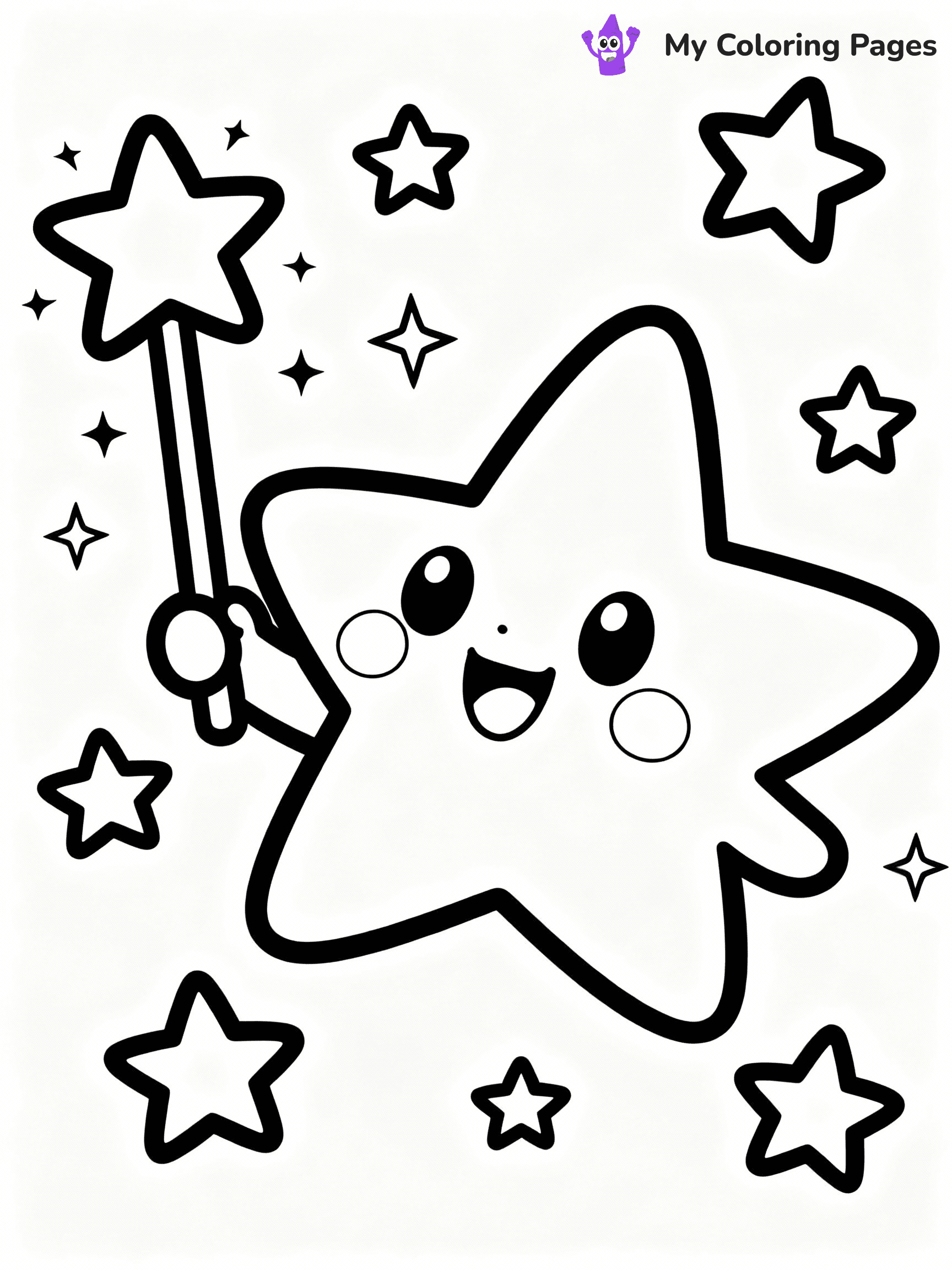 Star Coloring Pages - 18