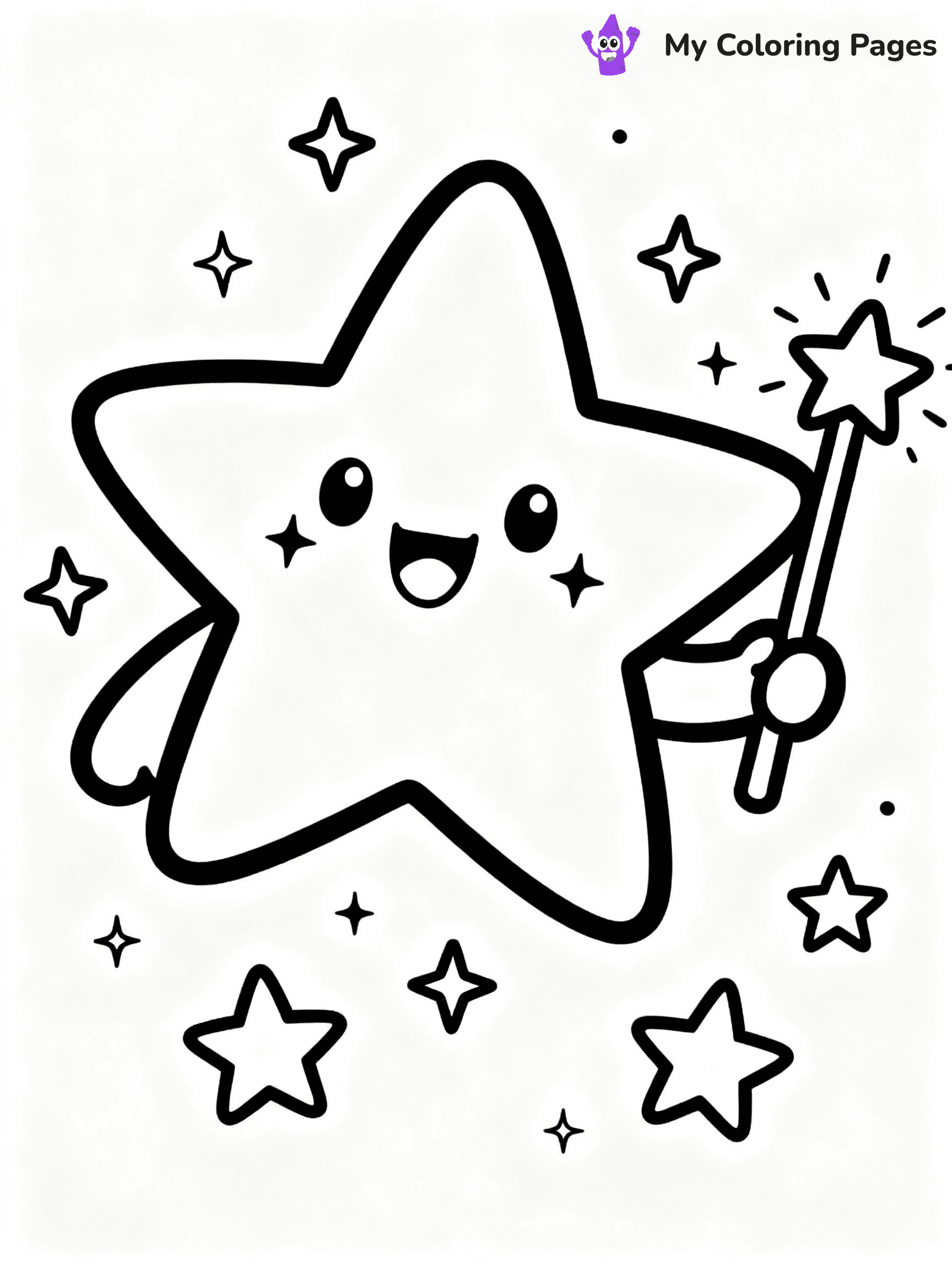 Star Coloring Pages - 17