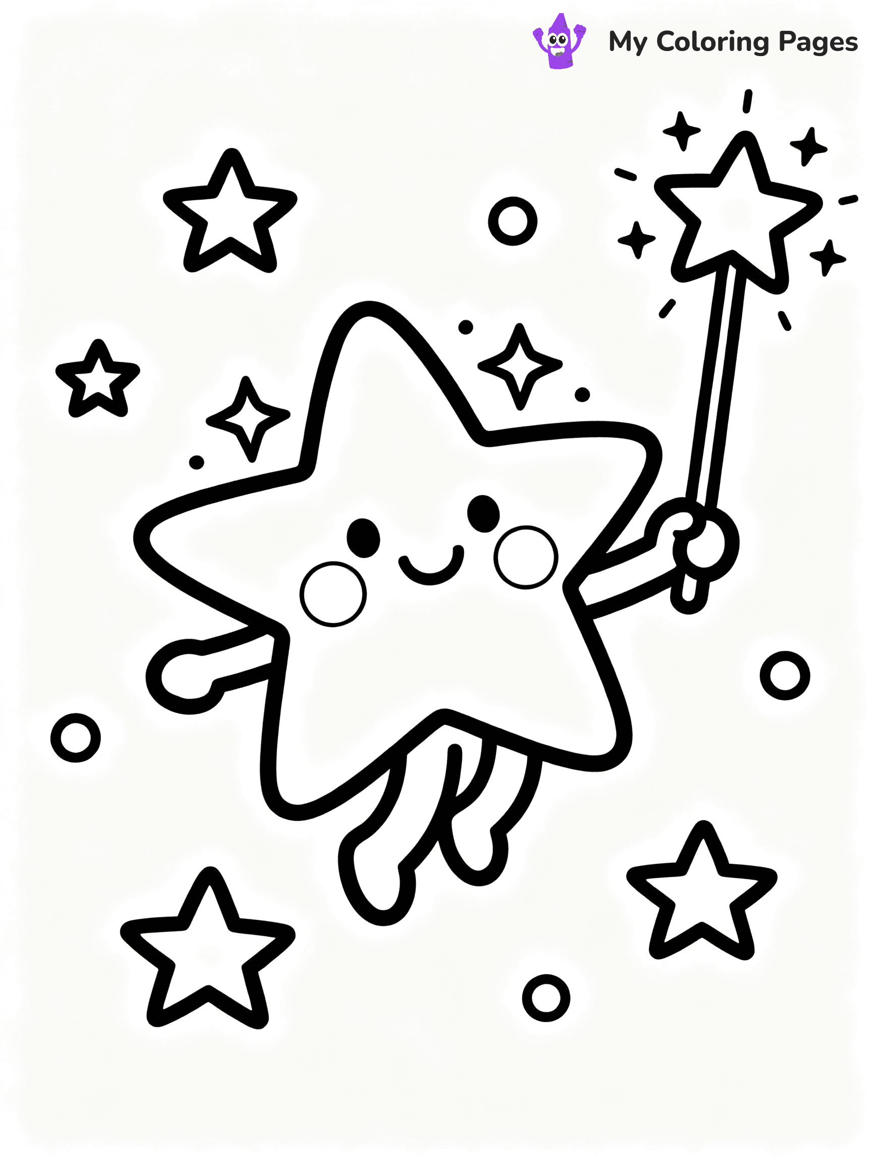 Star Coloring Pages - 15