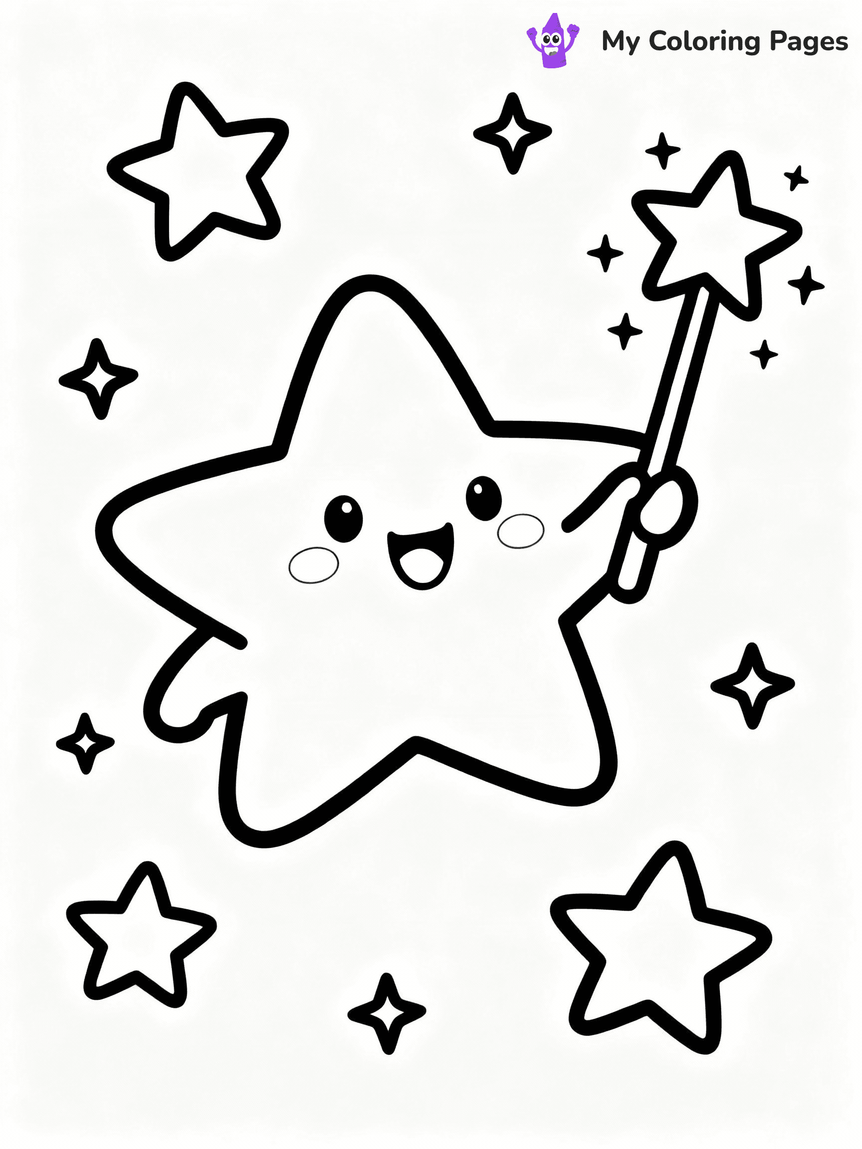 Star Coloring Pages - 14