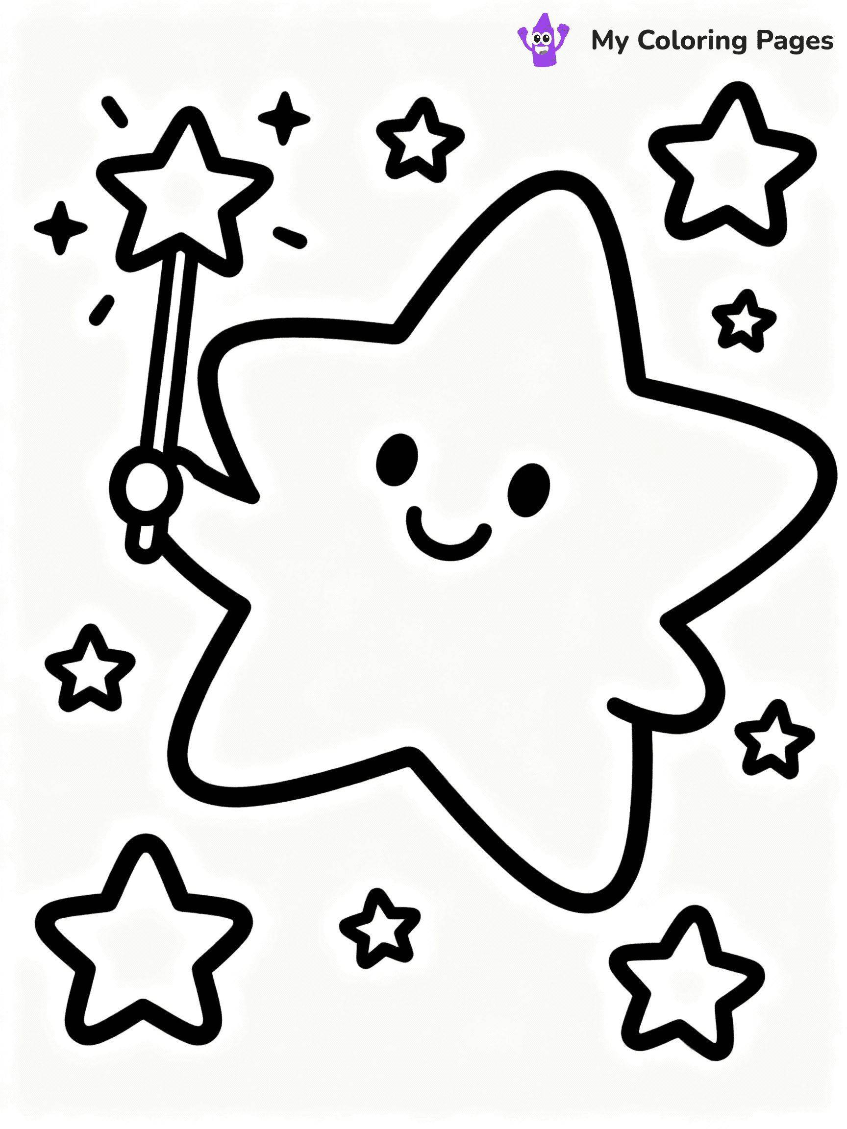 Star Coloring Pages - 13