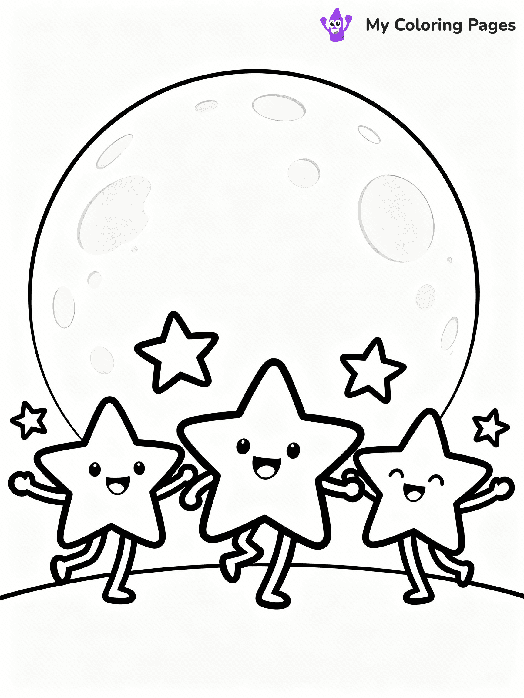 Star Coloring Pages - 12