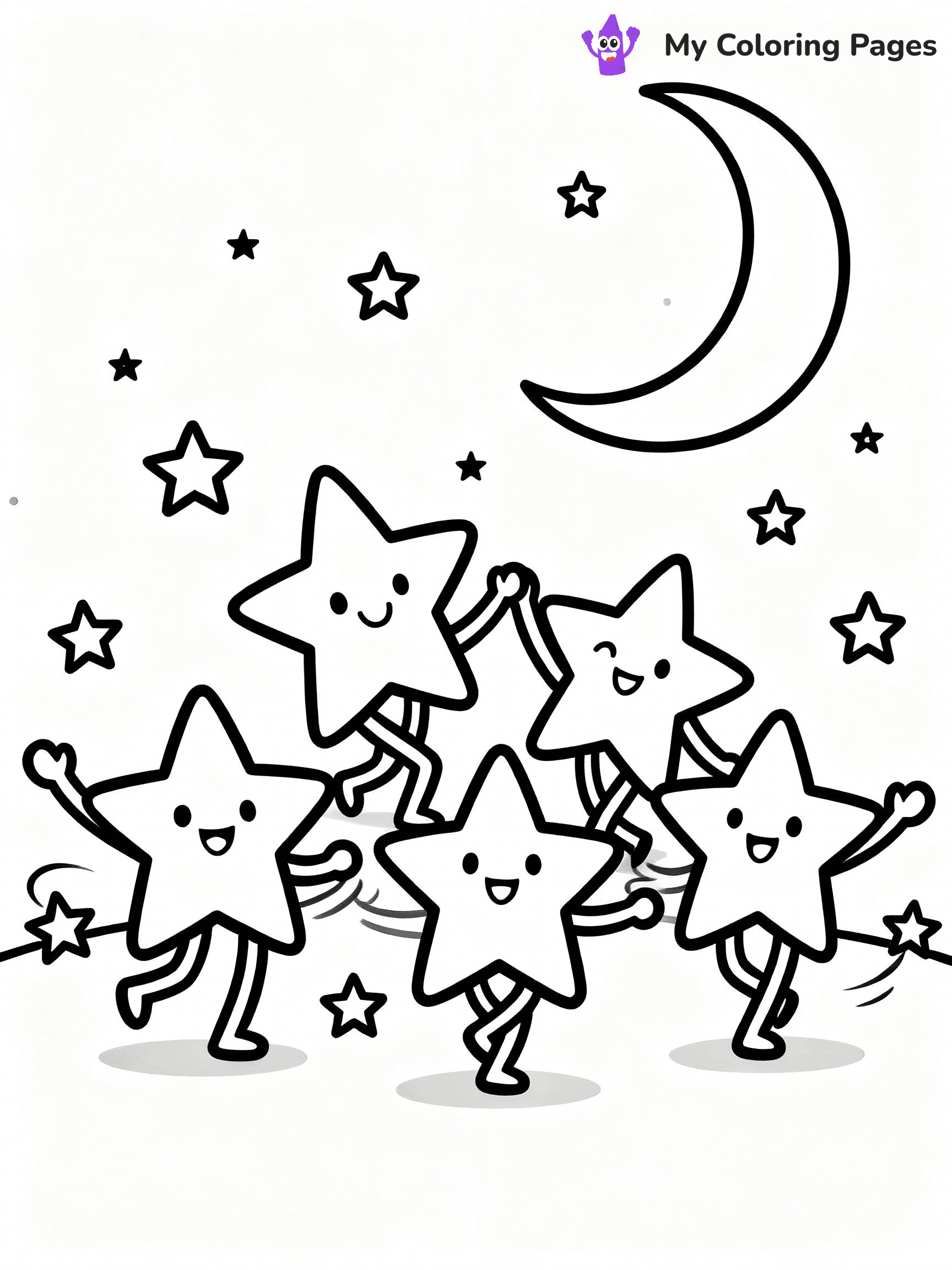 Star Coloring Pages - 10