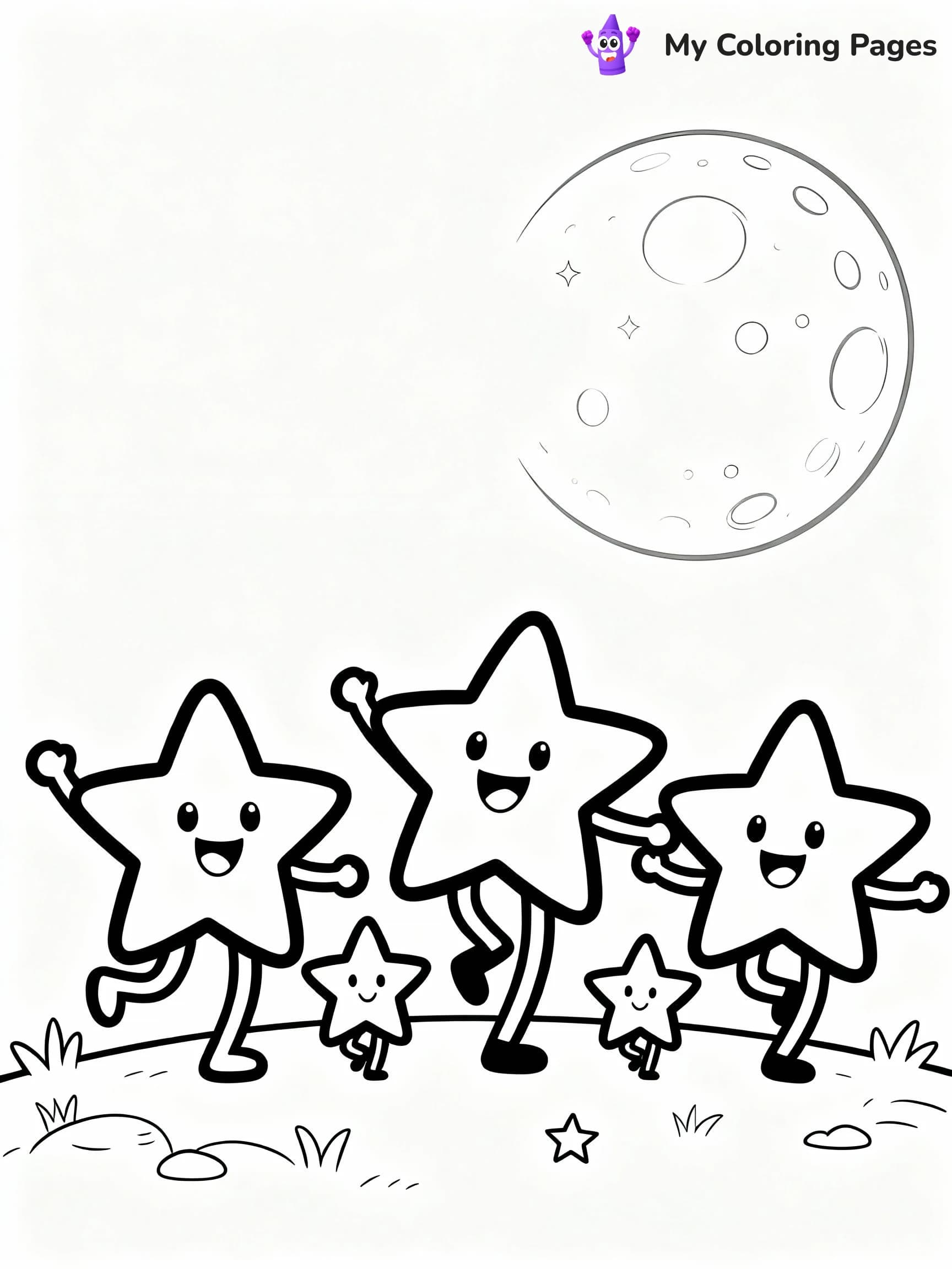 Star Coloring Pages - 9