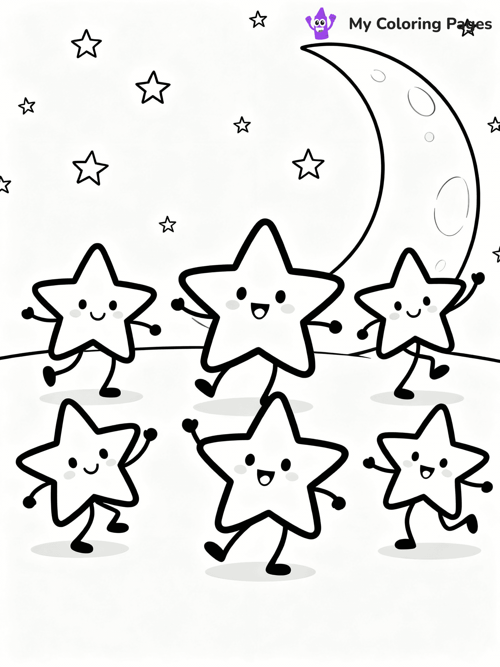 Star Coloring Pages - 8