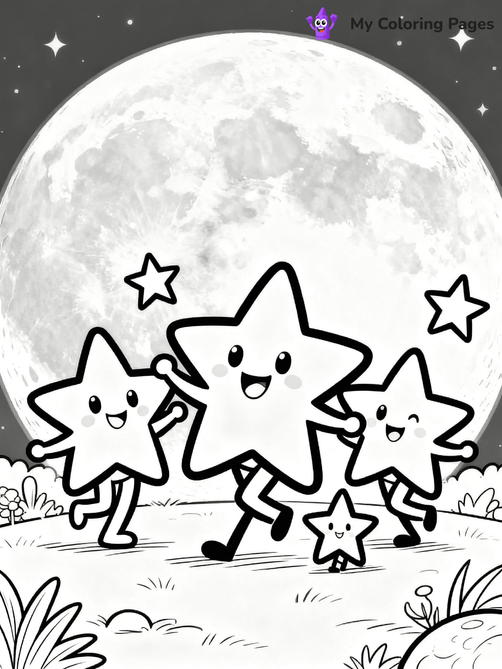 Star Coloring Pages - 7