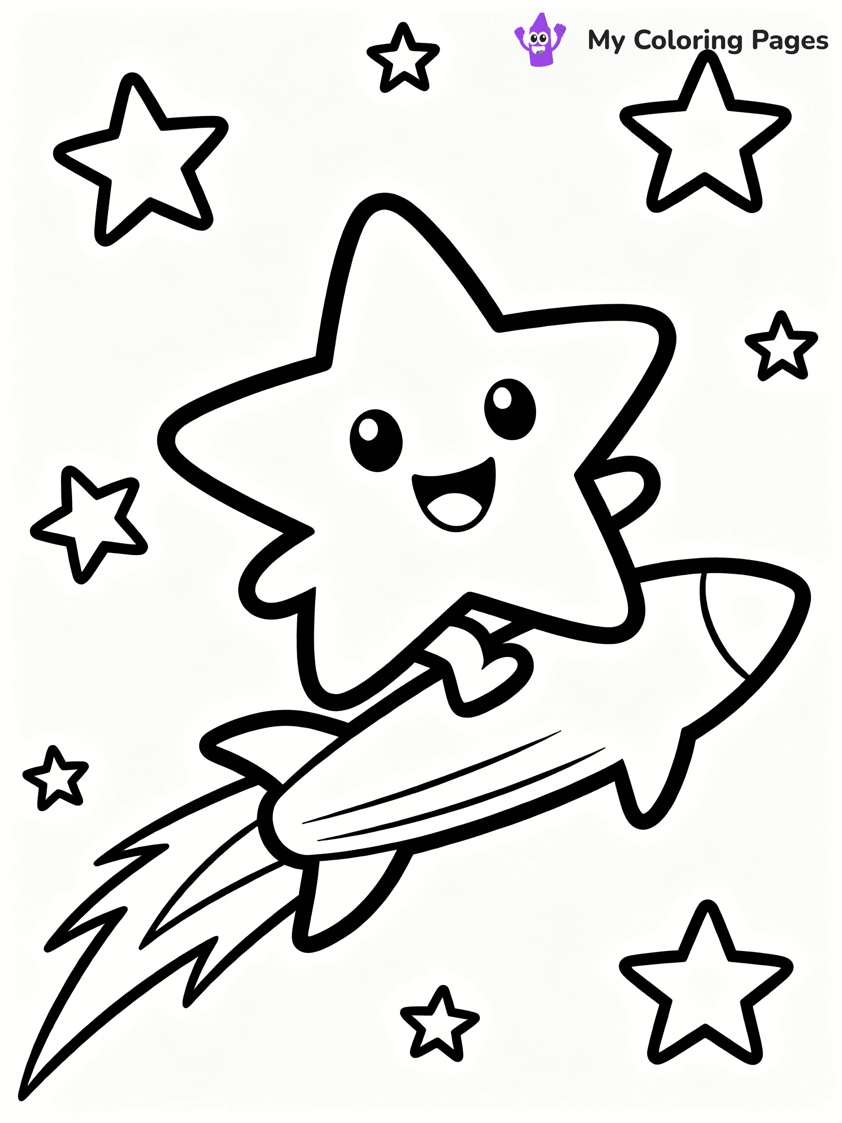 Star Coloring Pages - 5