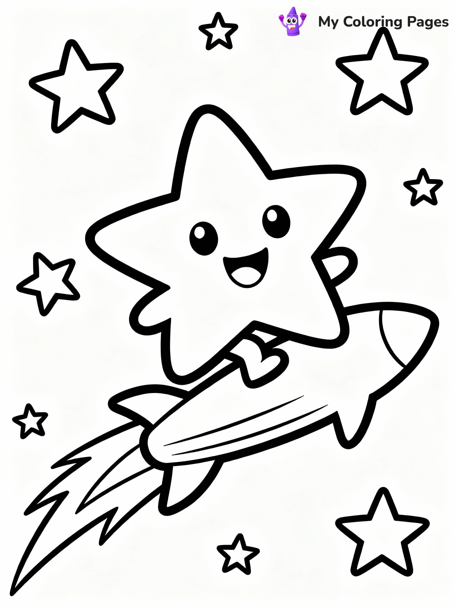 Star Coloring Pages - 5