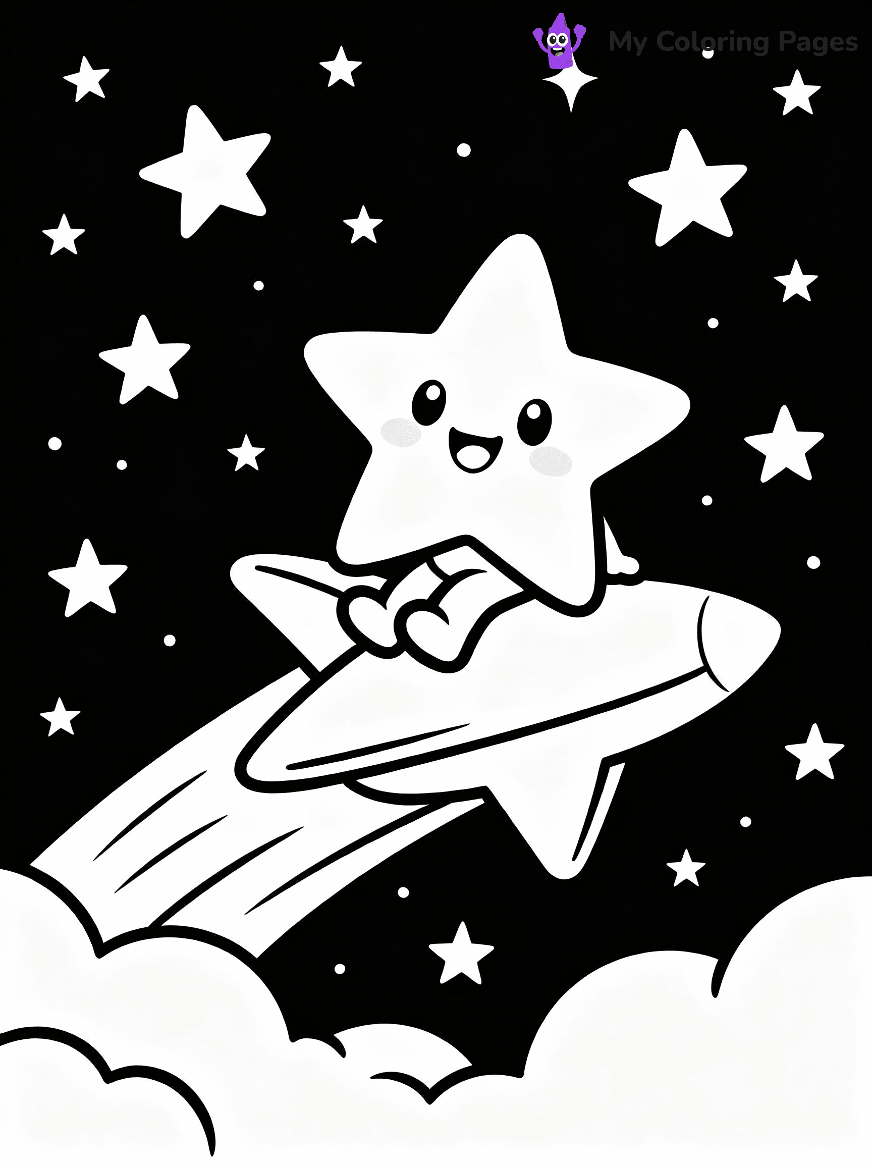 Star Coloring Pages - 4