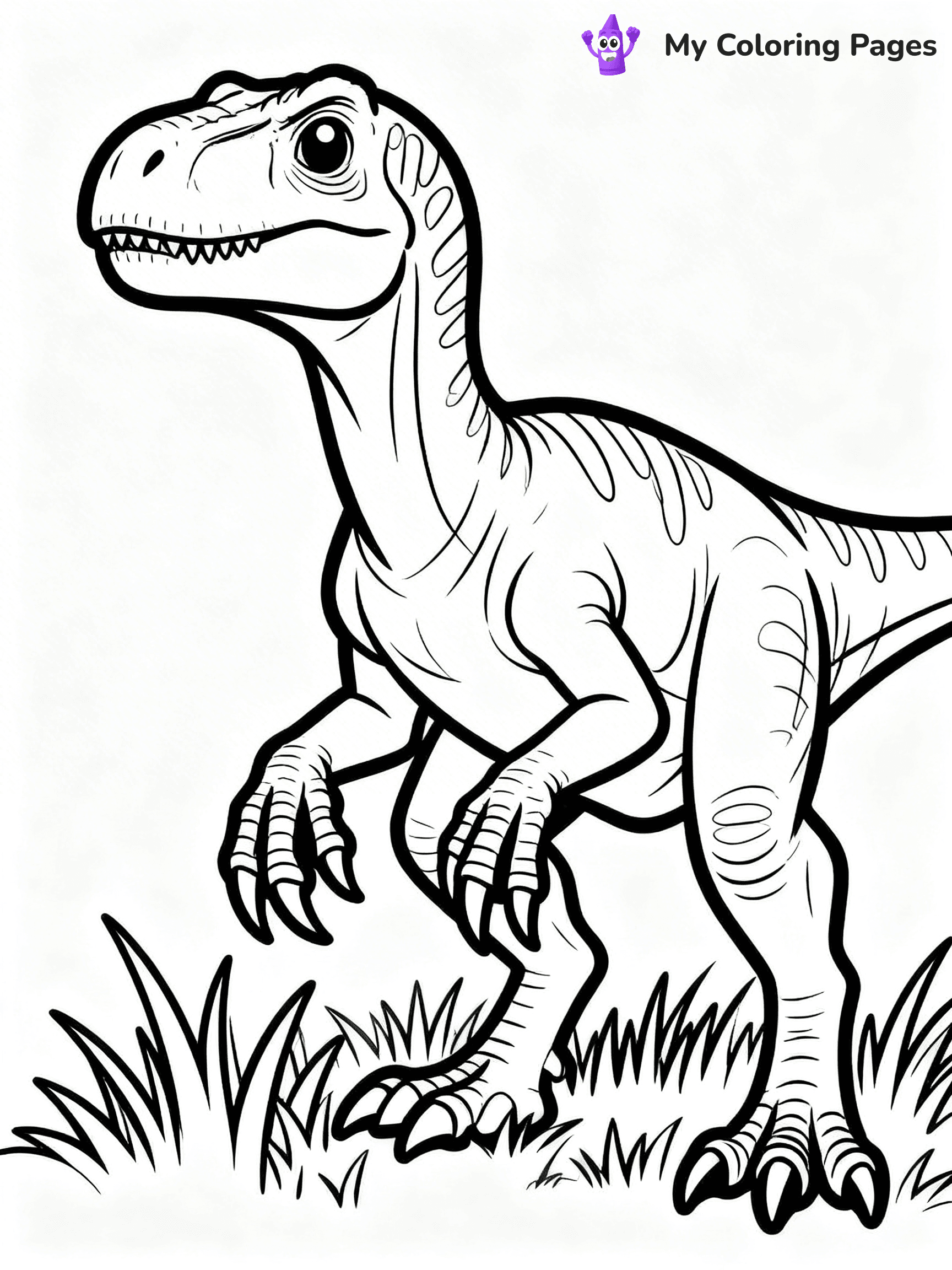 Scary Dinosaur Coloring Pages - 38