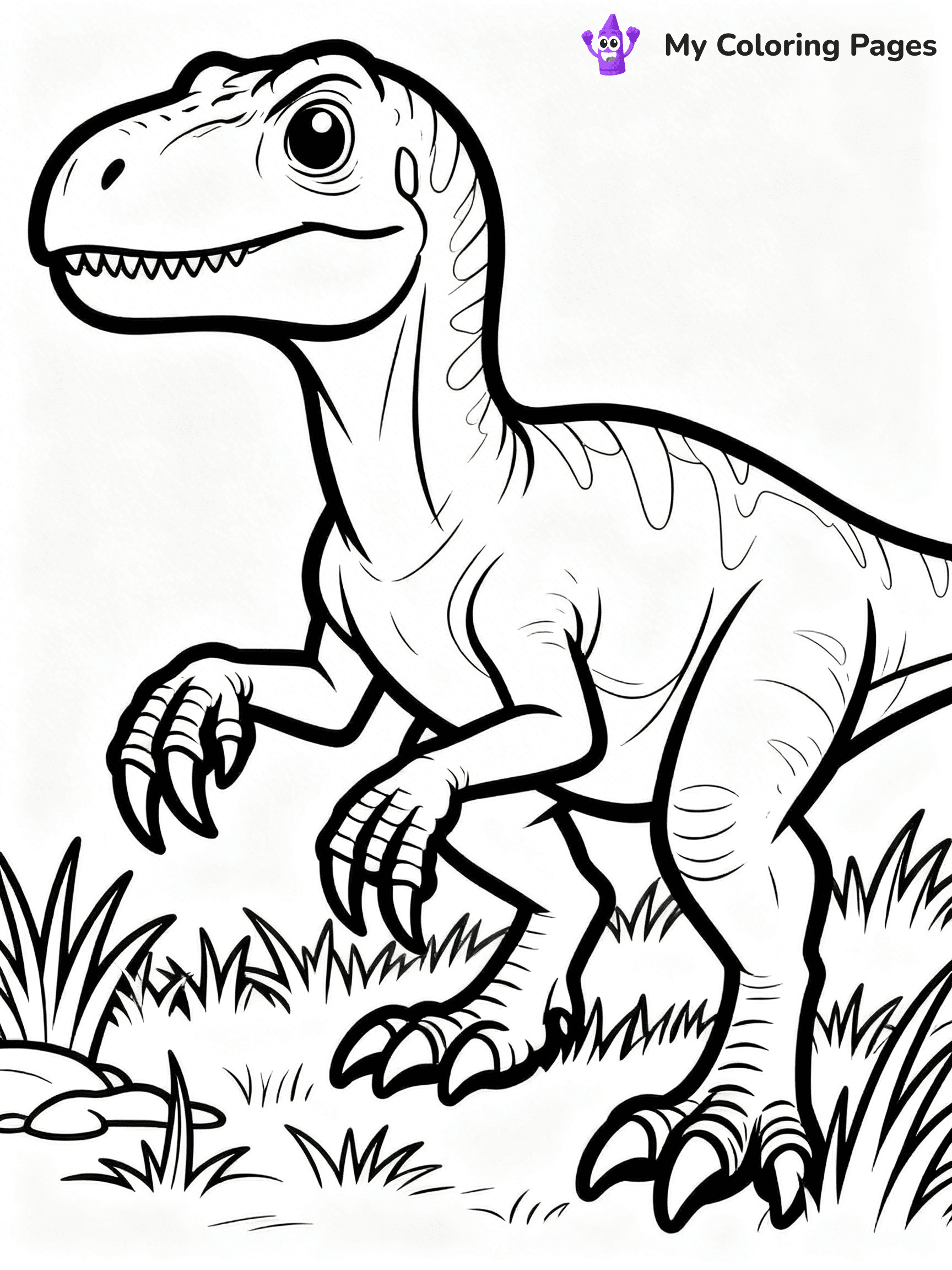 Scary Dinosaur Coloring Pages - 35