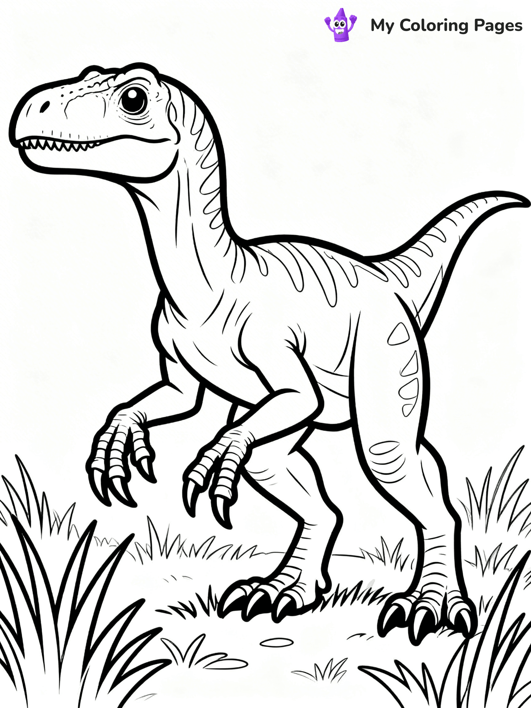 Scary Dinosaur Coloring Pages - 34