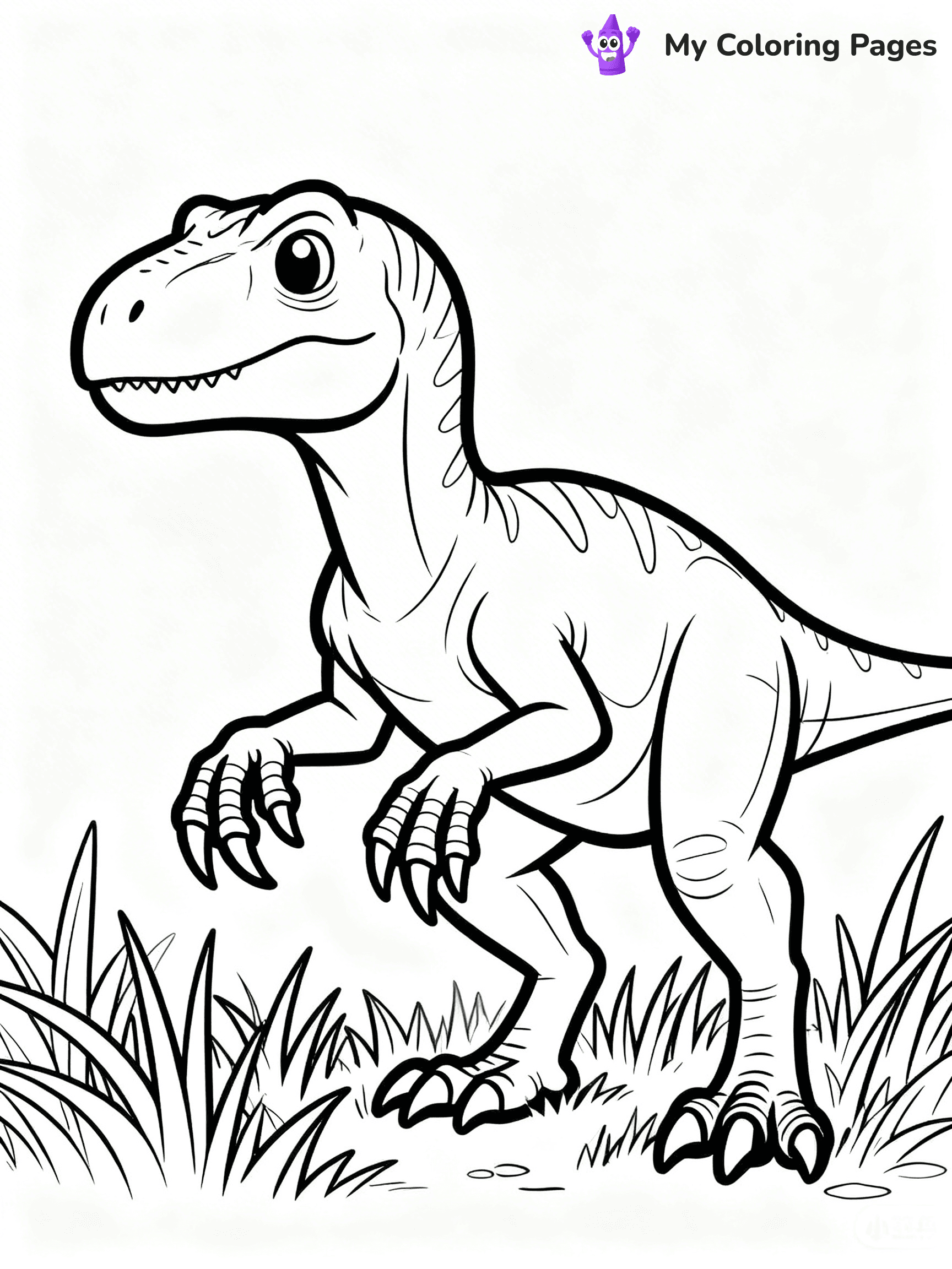 Scary Dinosaur Coloring Pages - 33