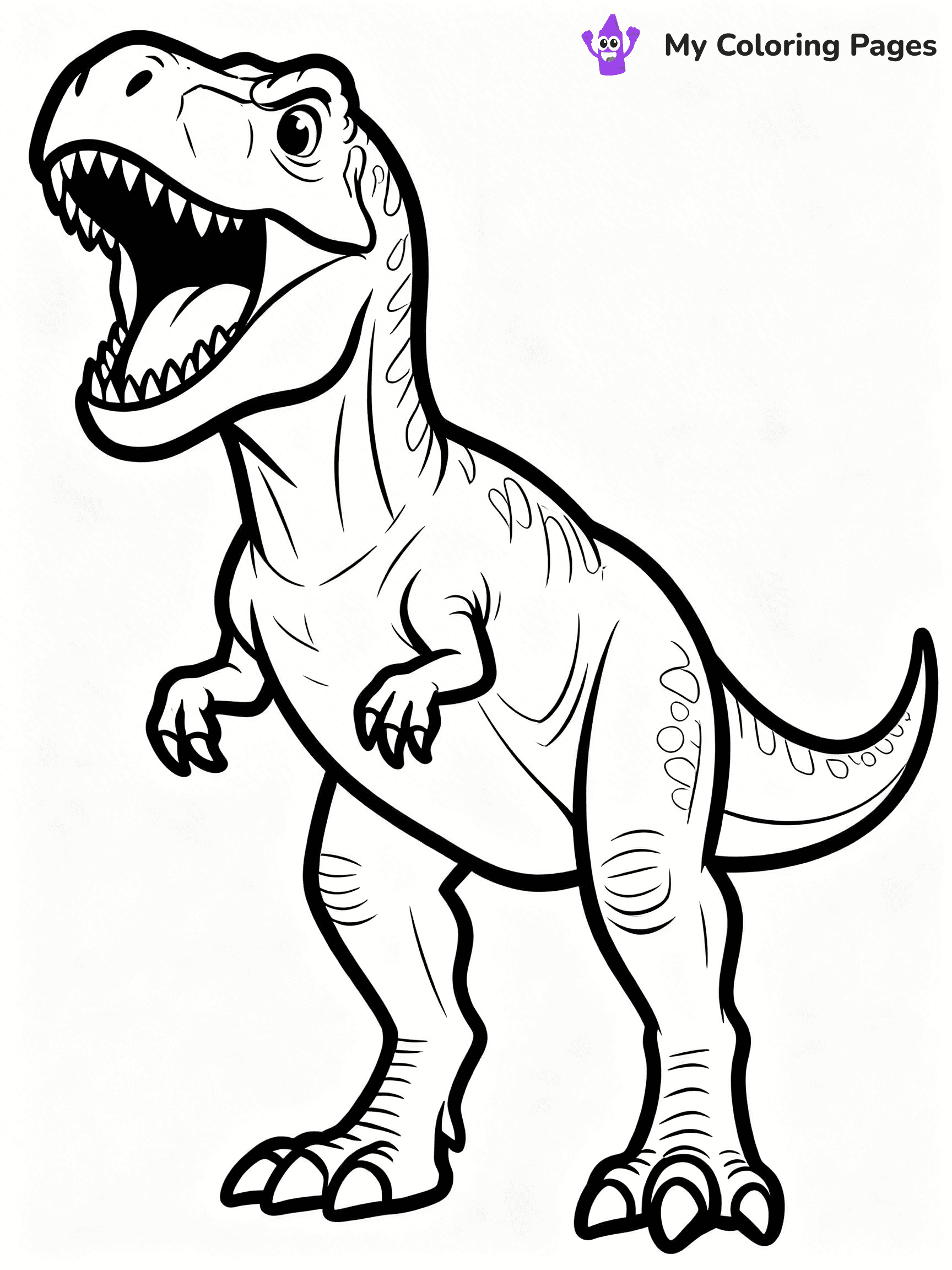 Scary Dinosaur Coloring Pages - 29