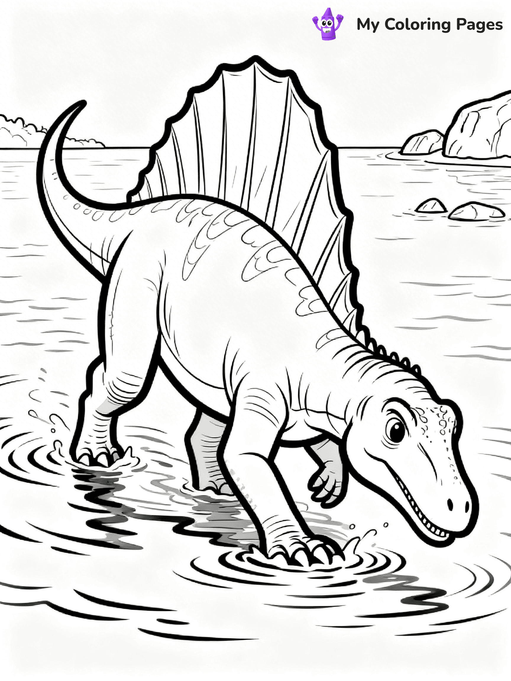 Scary Dinosaur Coloring Pages - 16