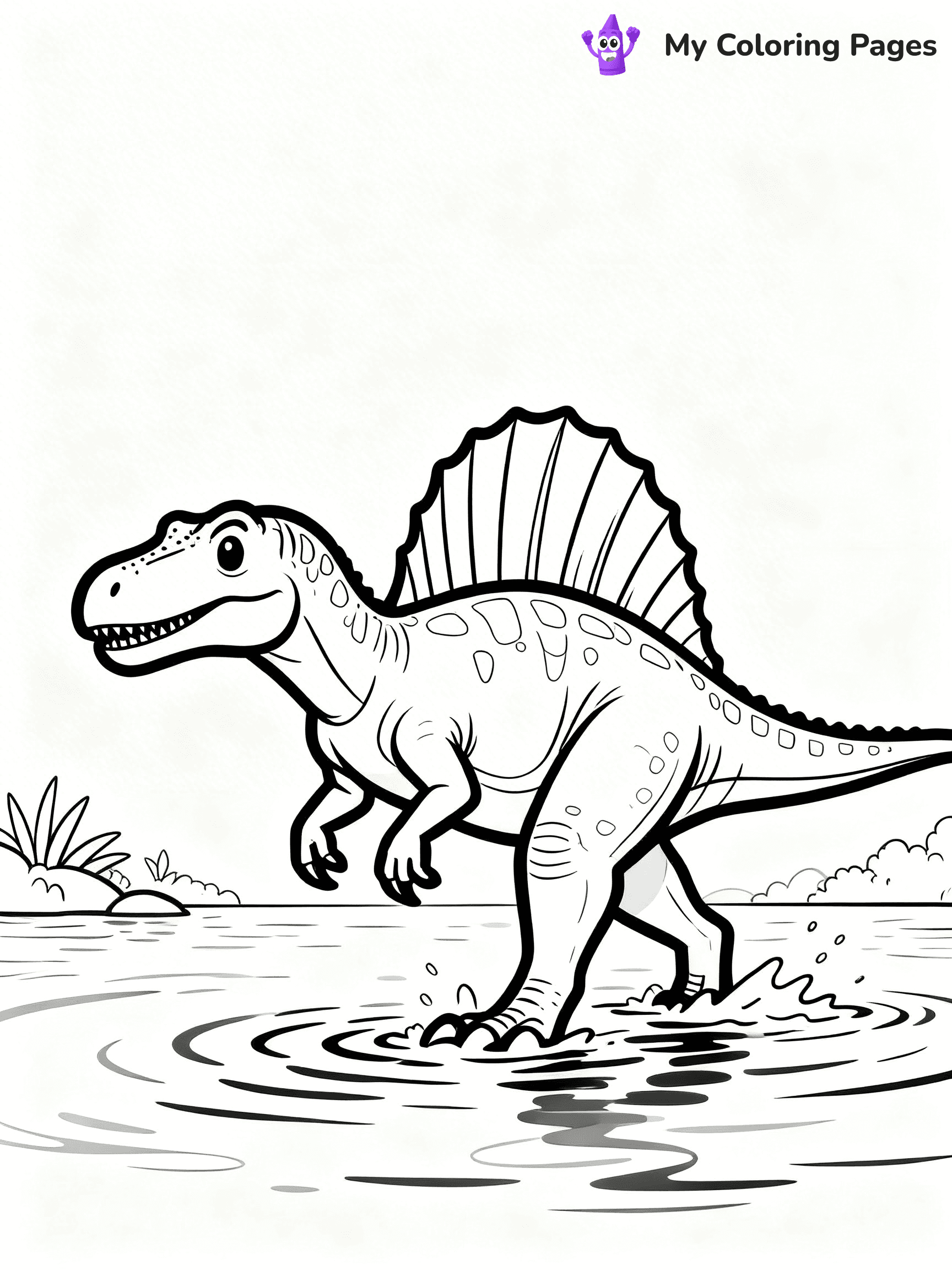 Scary Dinosaur Coloring Pages - 15