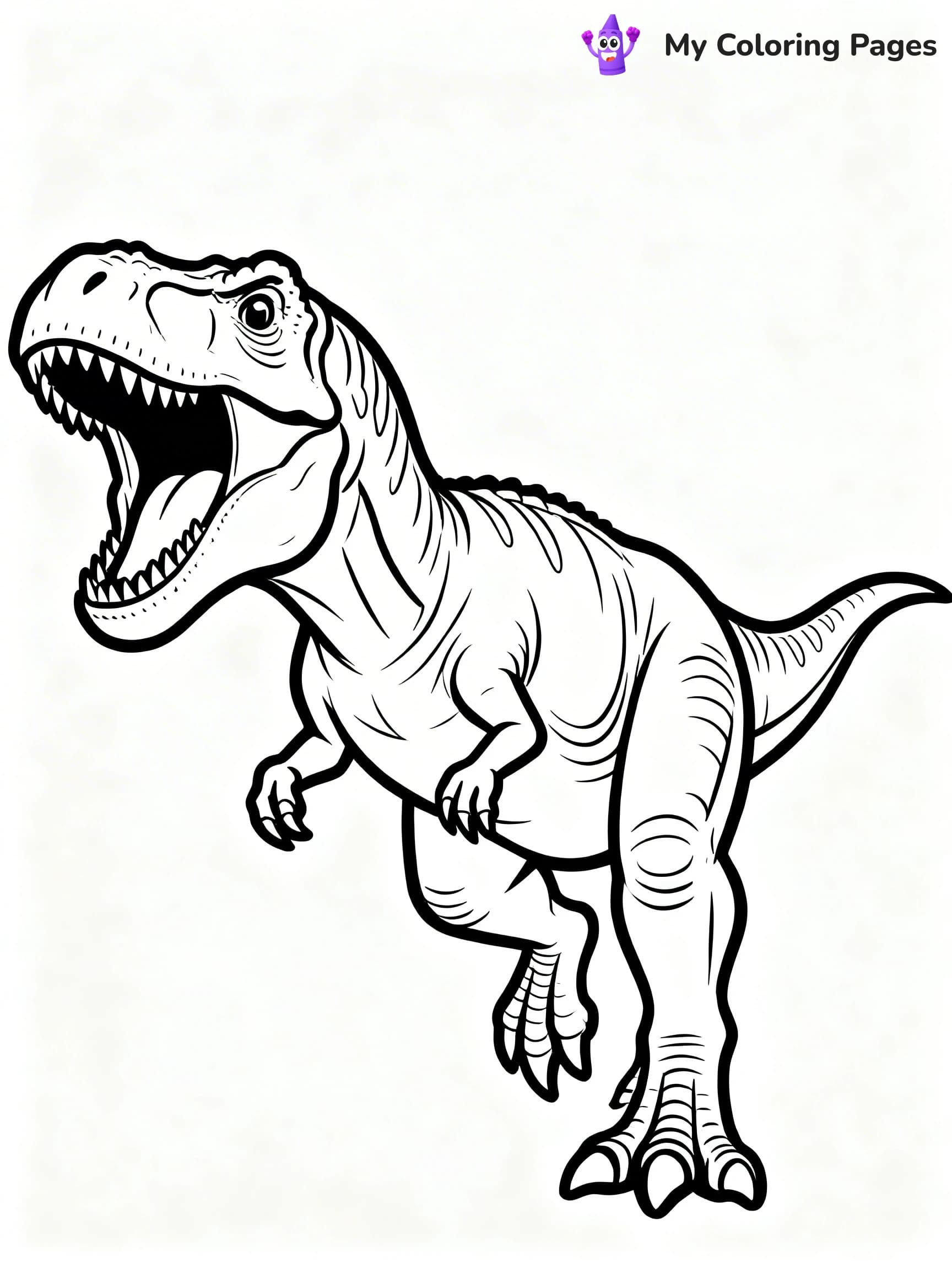 Scary Dinosaur Coloring Pages - 3