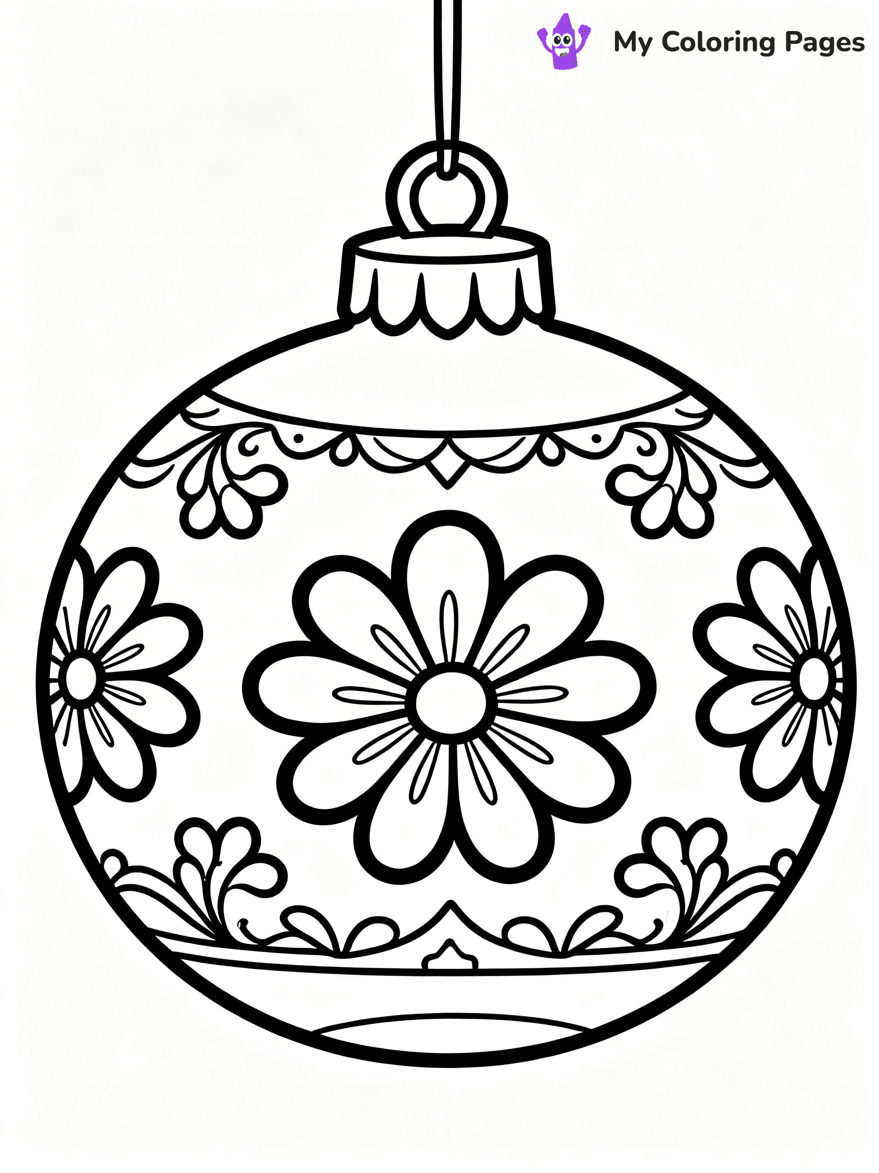 Ornament Coloring Pages - 24