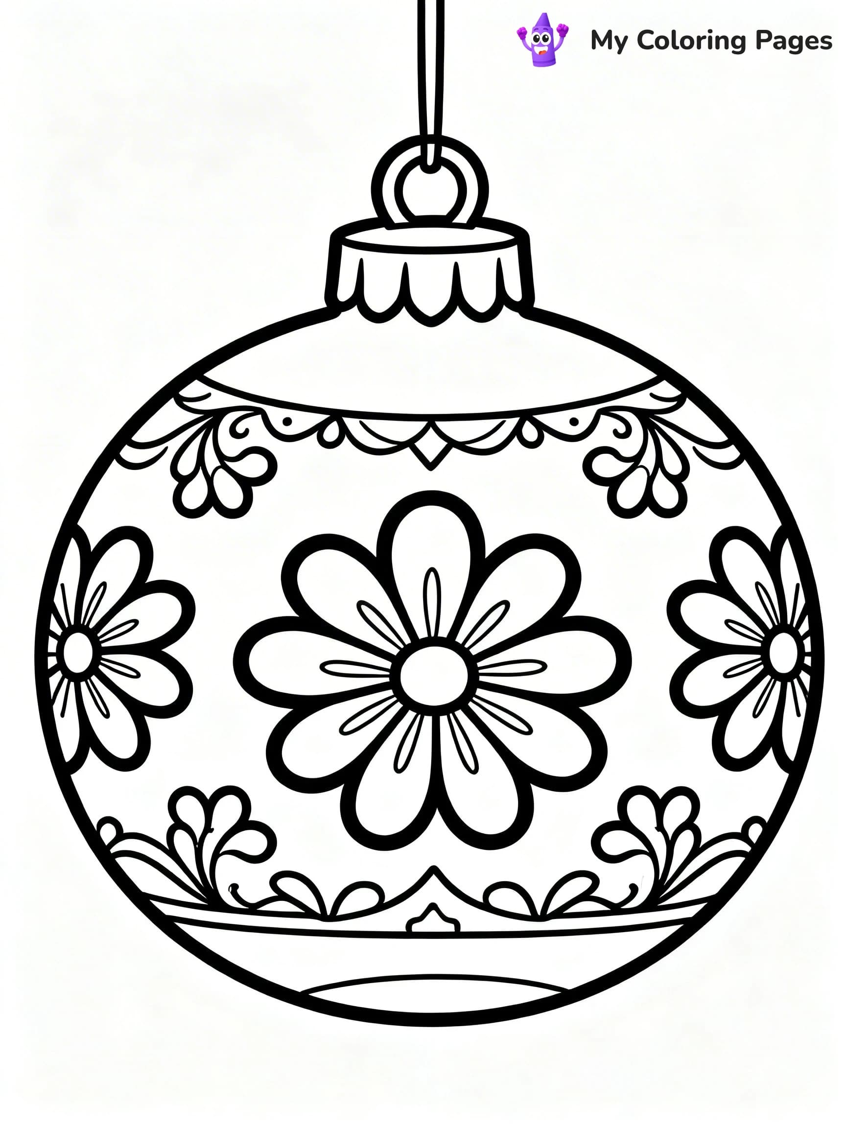 Ornament Coloring Pages - 24