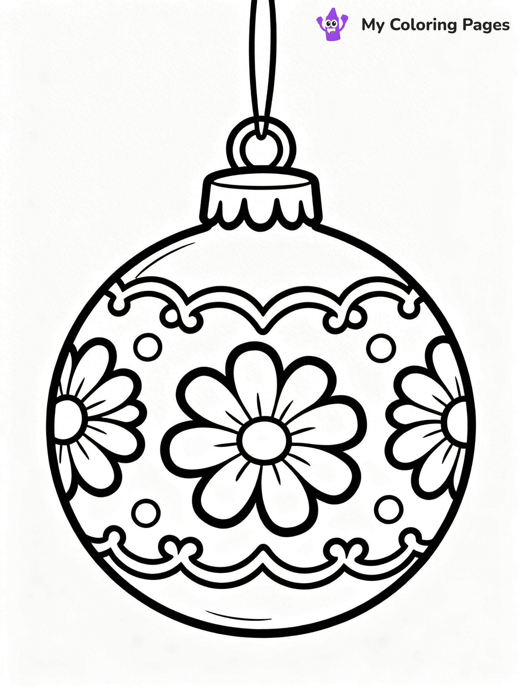 Ornament Coloring Pages - 23