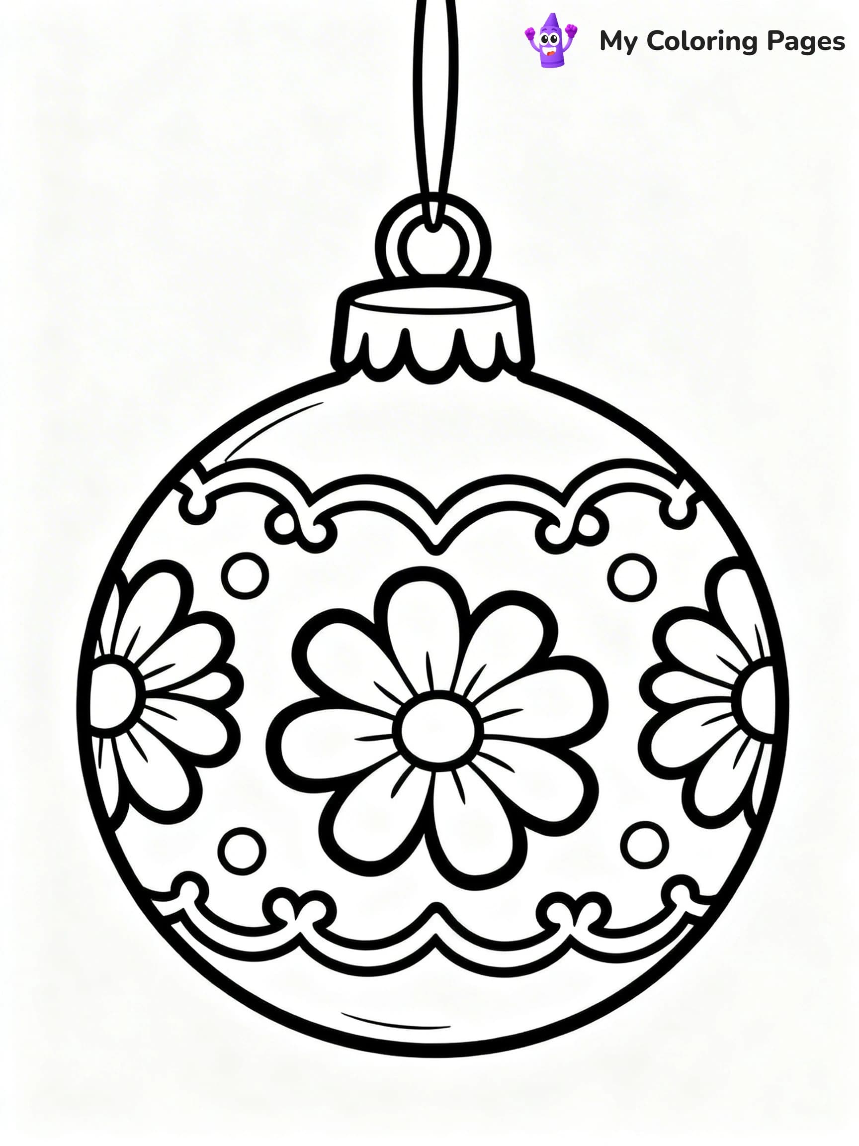 Ornament Coloring Pages - 23