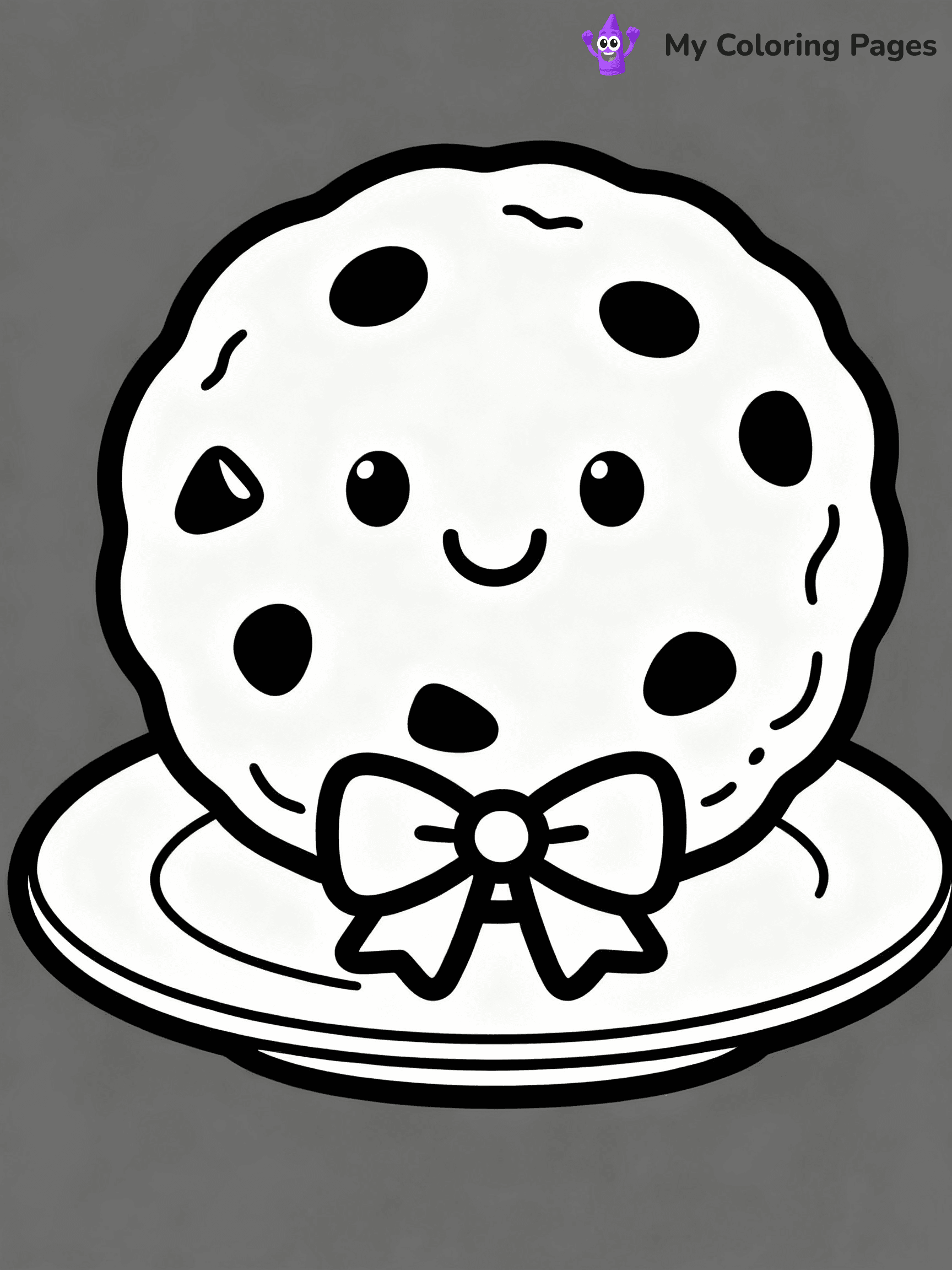 Cute Cookie Coloring Pages - 24