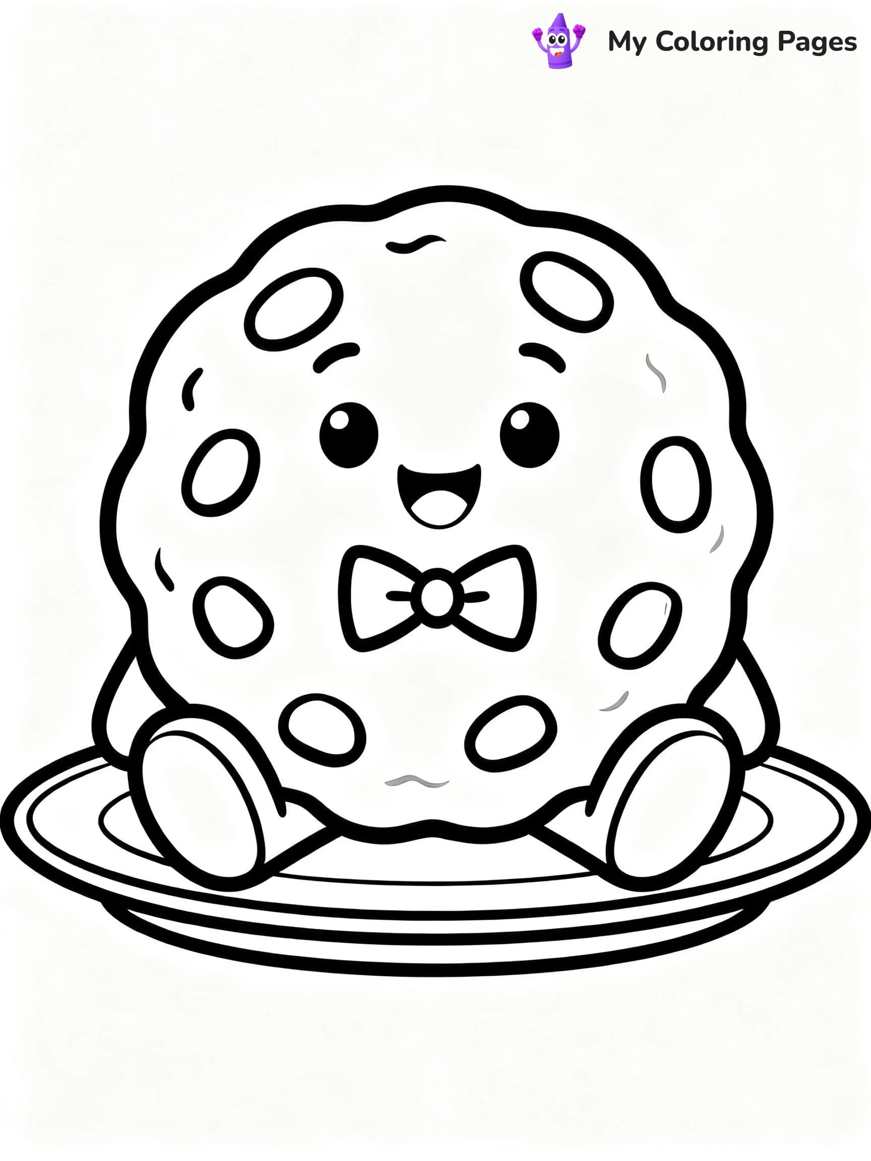 Cute Cookie Coloring Pages - 22