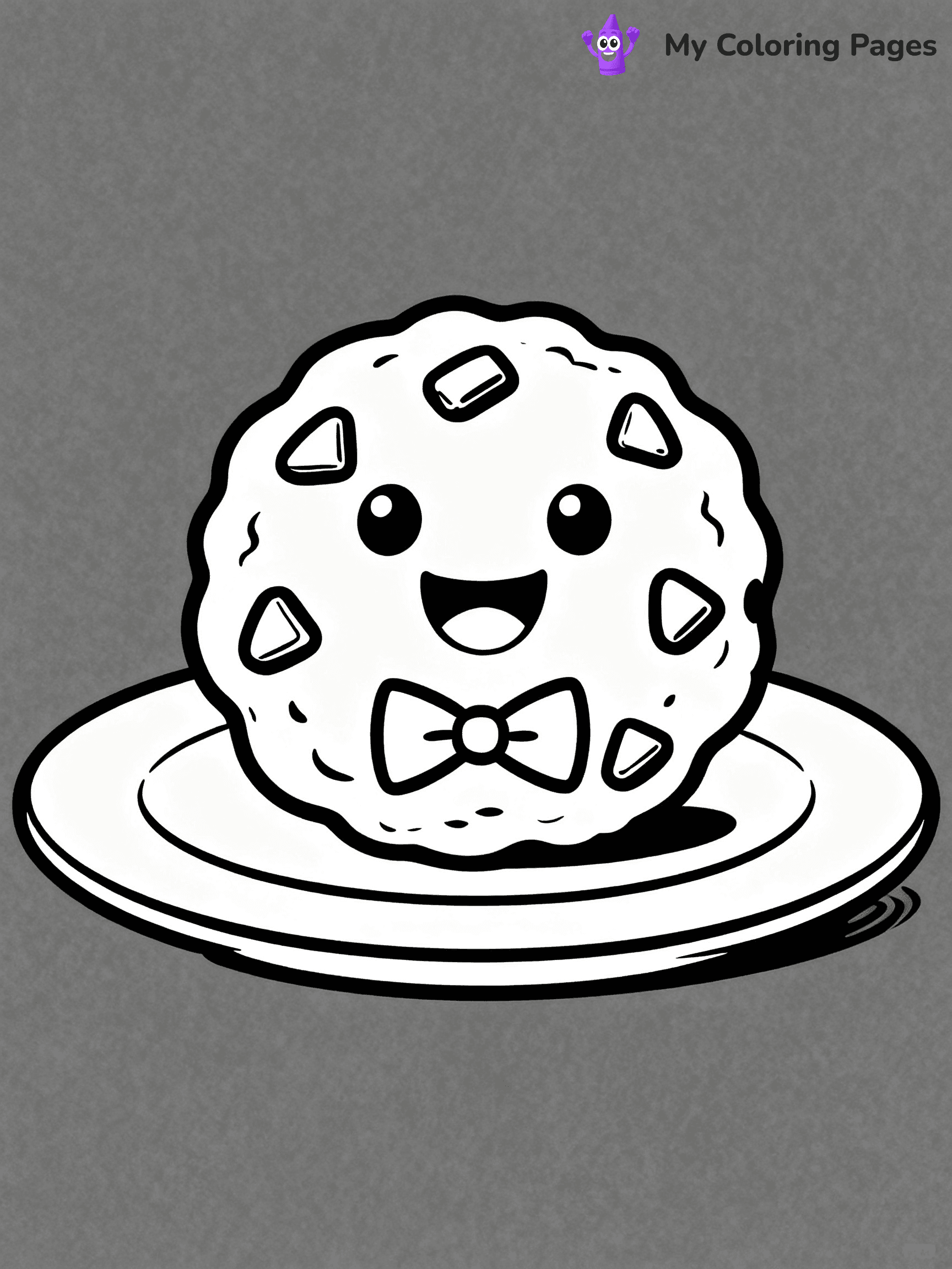 Cute Cookie Coloring Pages - 21