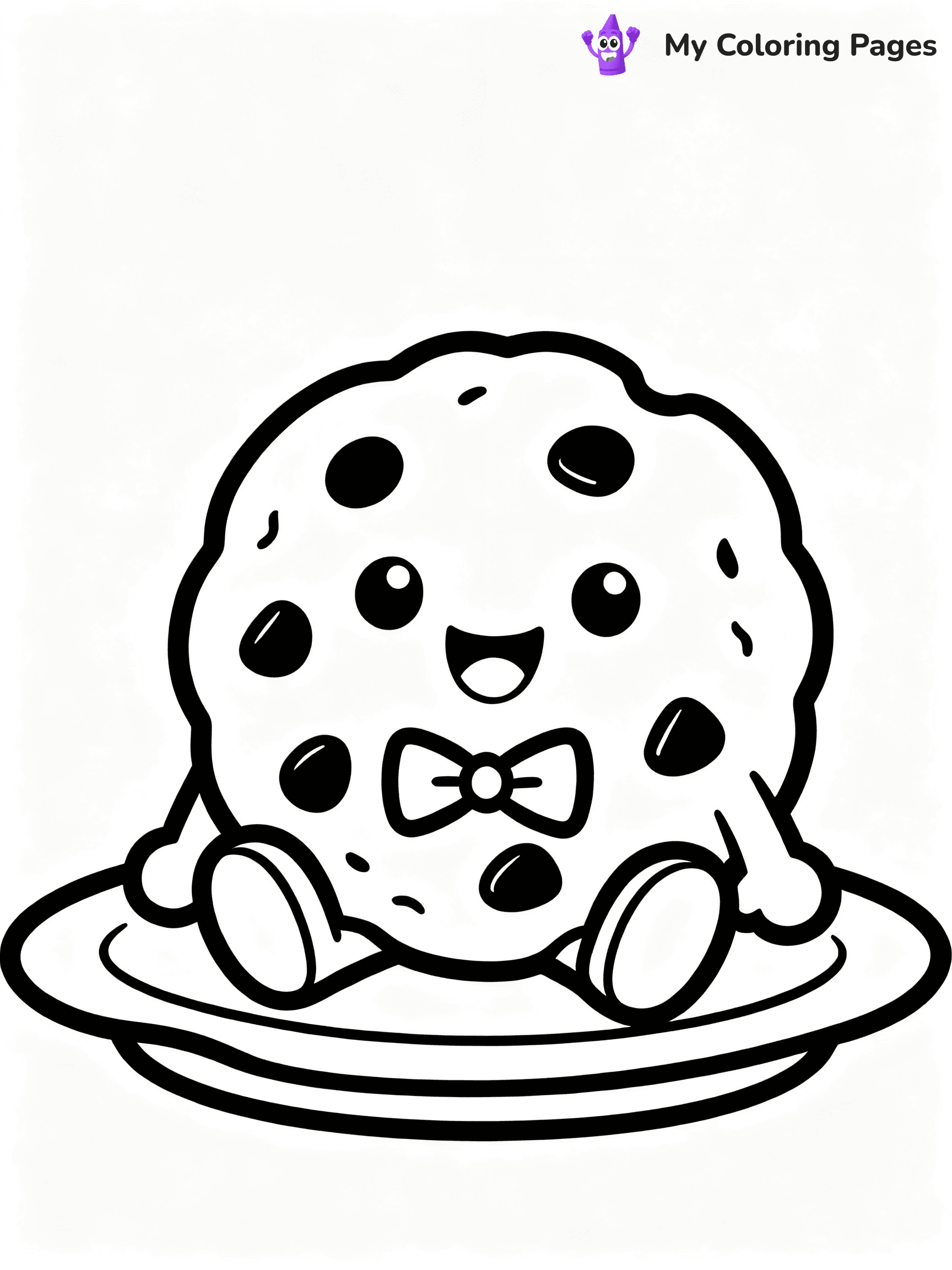 Cute Cookie Coloring Pages - 20