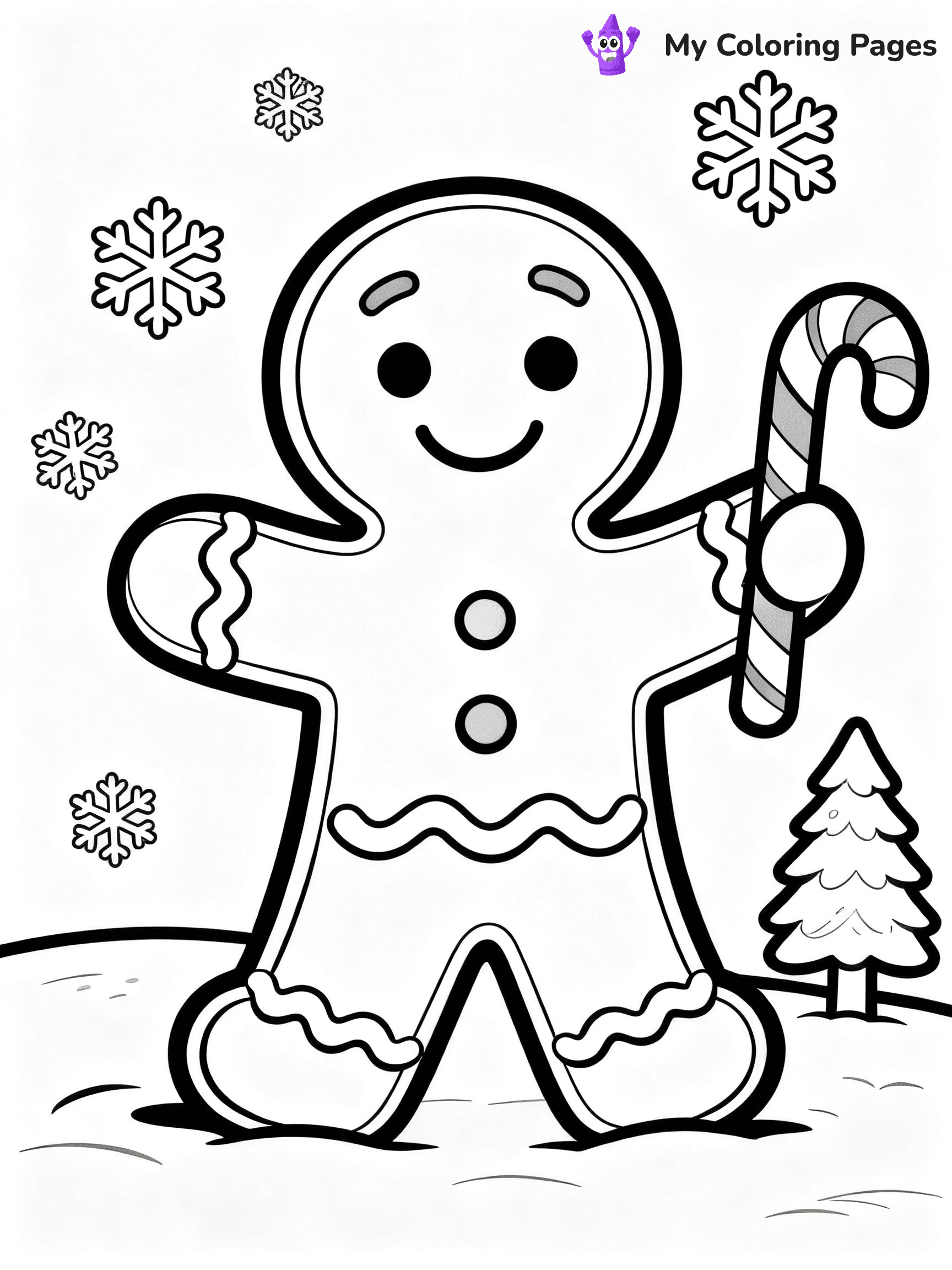 Cute Cookie Coloring Pages - 19
