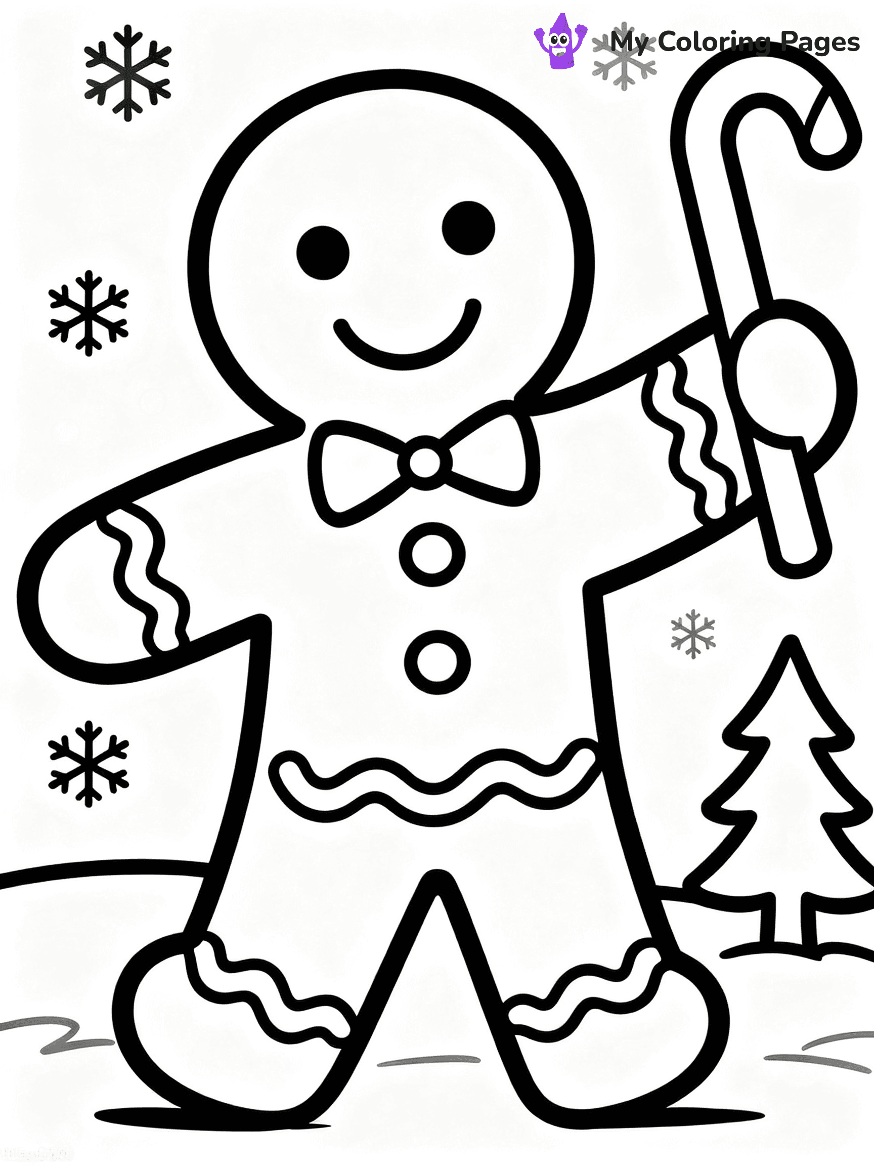 Cute Cookie Coloring Pages - 18