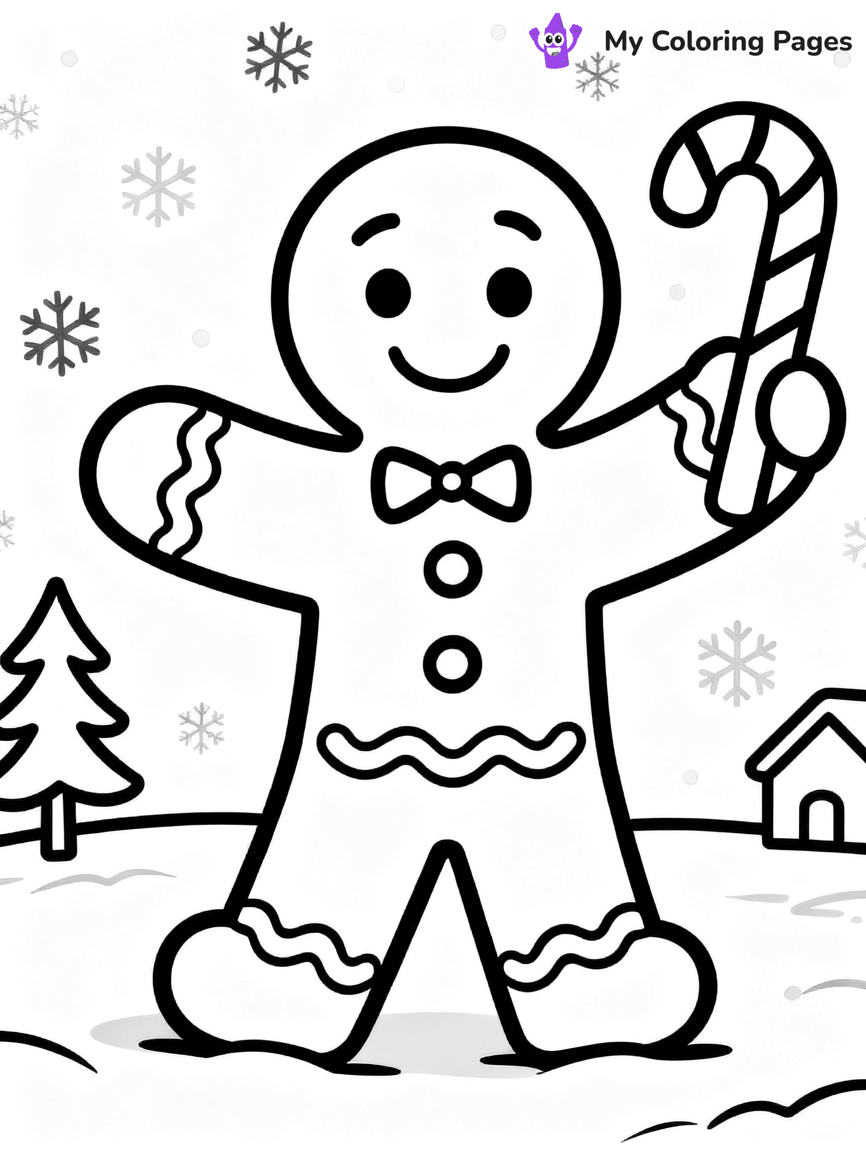 Cute Cookie Coloring Pages - 17