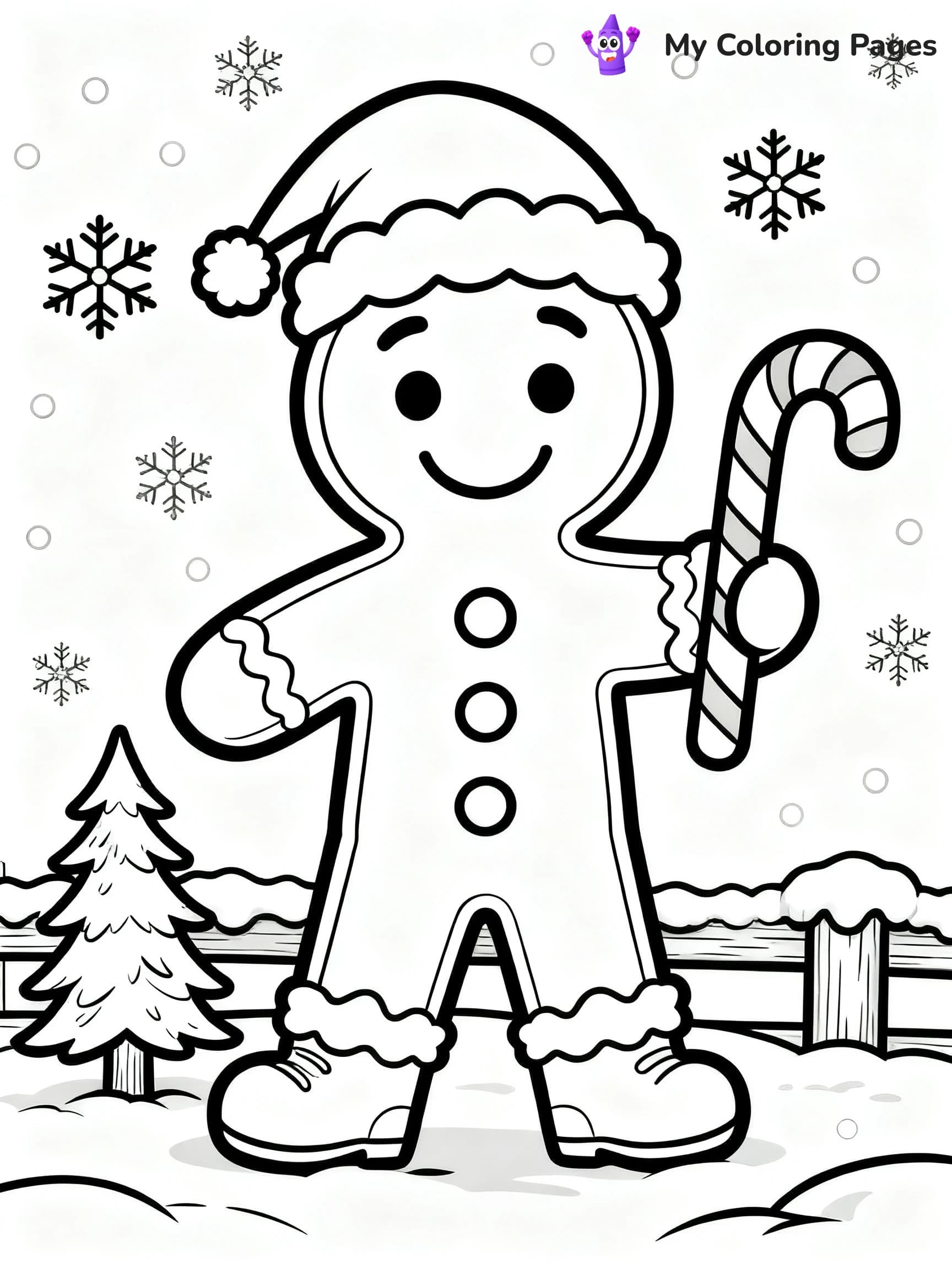 Cute Cookie Coloring Pages - 14