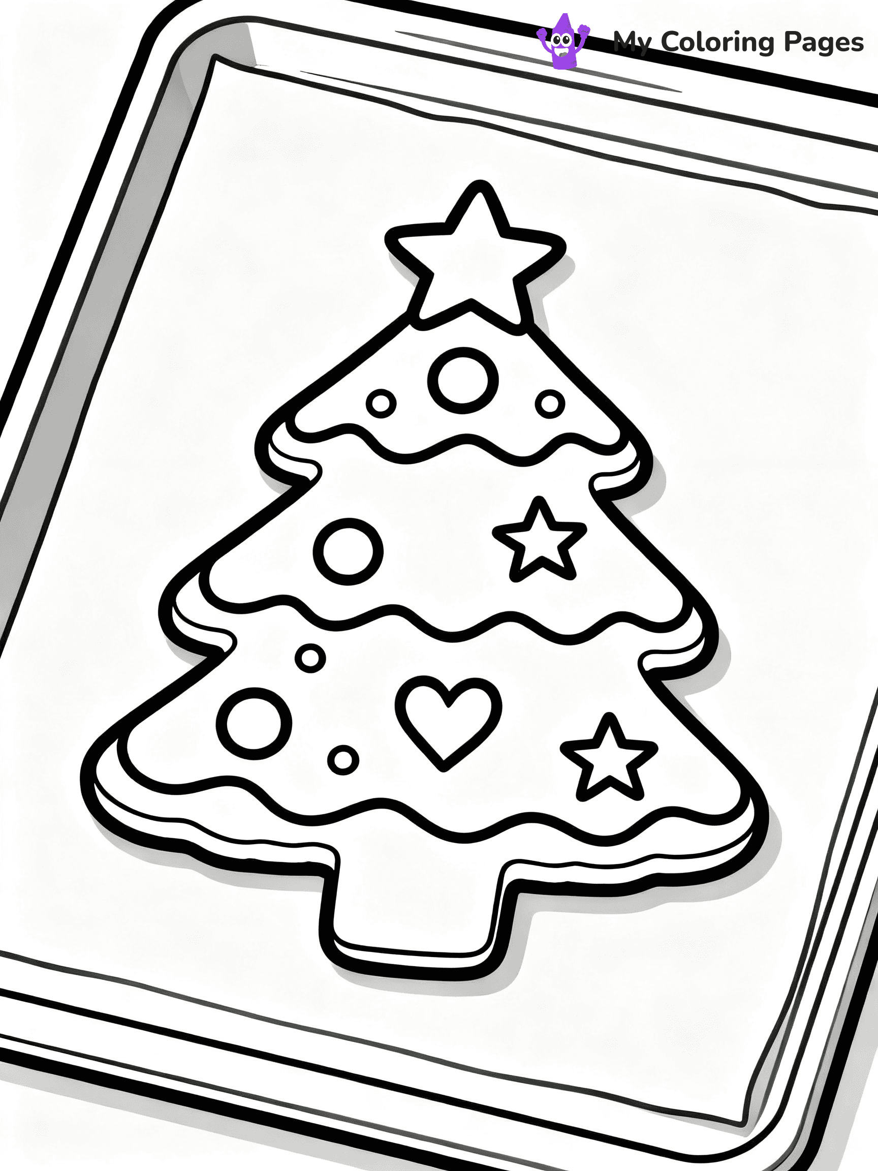 Cute Cookie Coloring Pages - 13