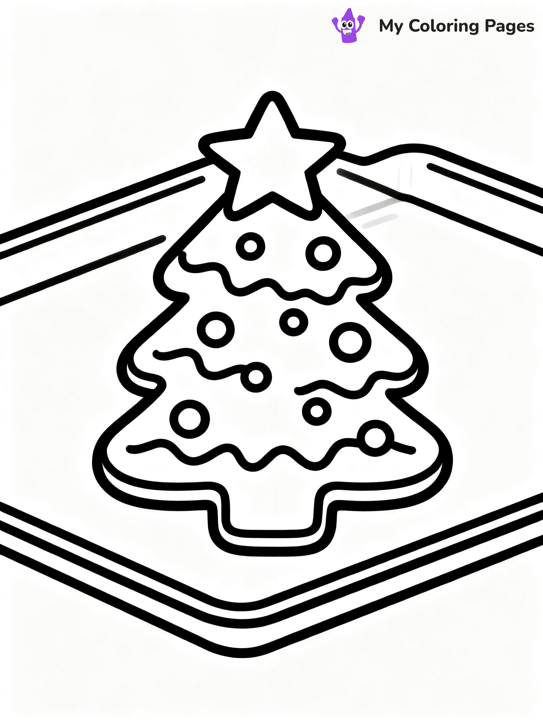 Cute Cookie Coloring Pages - 12