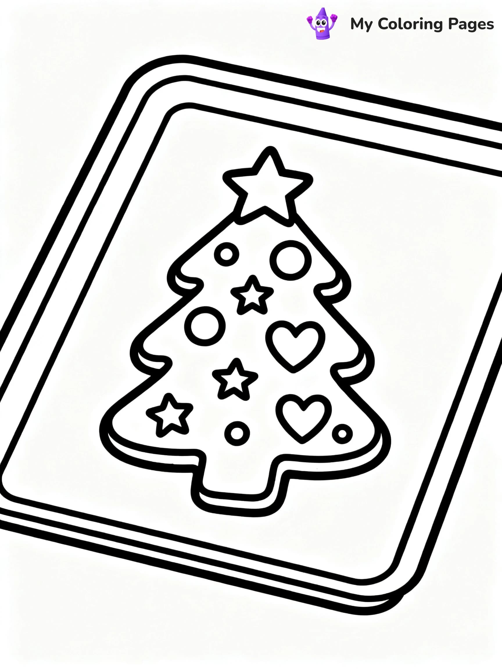Cute Cookie Coloring Pages - 10
