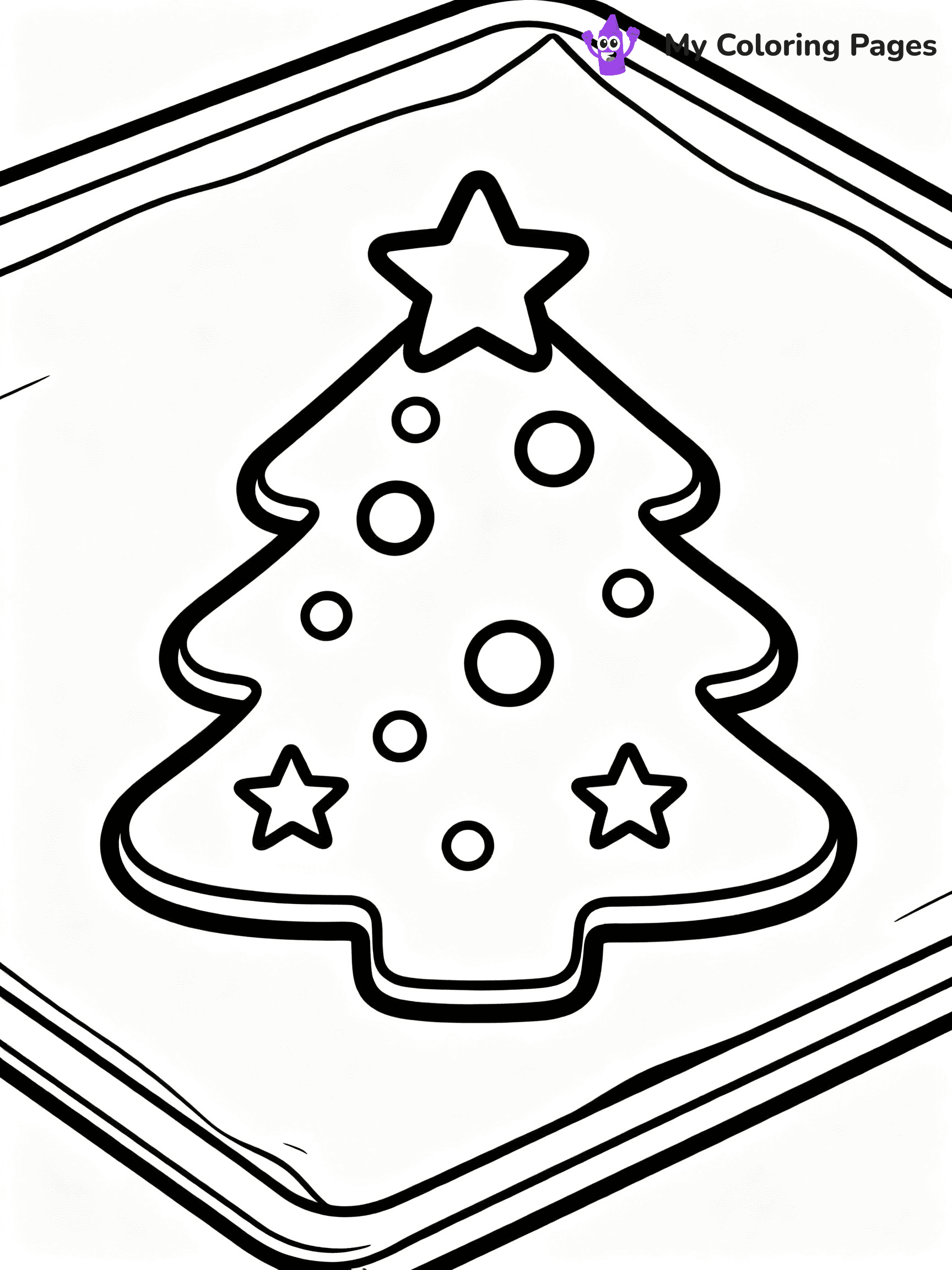 Cute Cookie Coloring Pages - 9